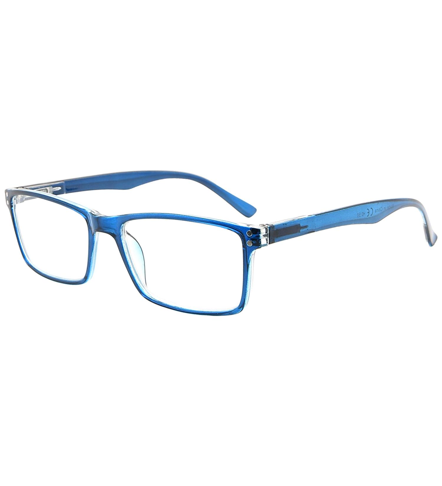 Eyekepper Stylish Blue Reading Glasses with Spring Hinges - Quality Readers for All Occasions - Buy Online on GoSupps.com