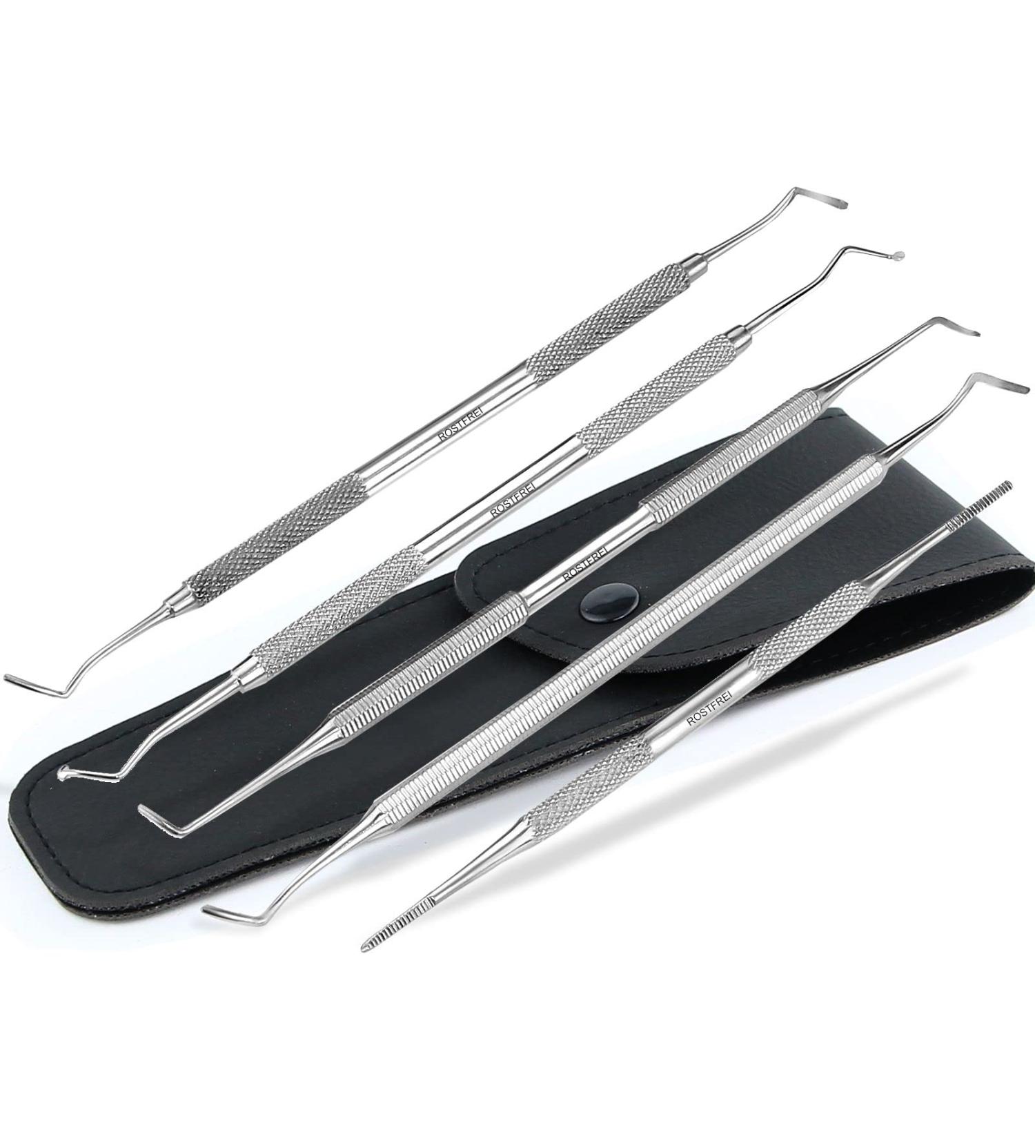 5-Piece Stainless Steel Corner Lifter Set - Foot Care Instruments for Nail Care & Pedicure | Quality Assured - Buy Online on GoSupps.com