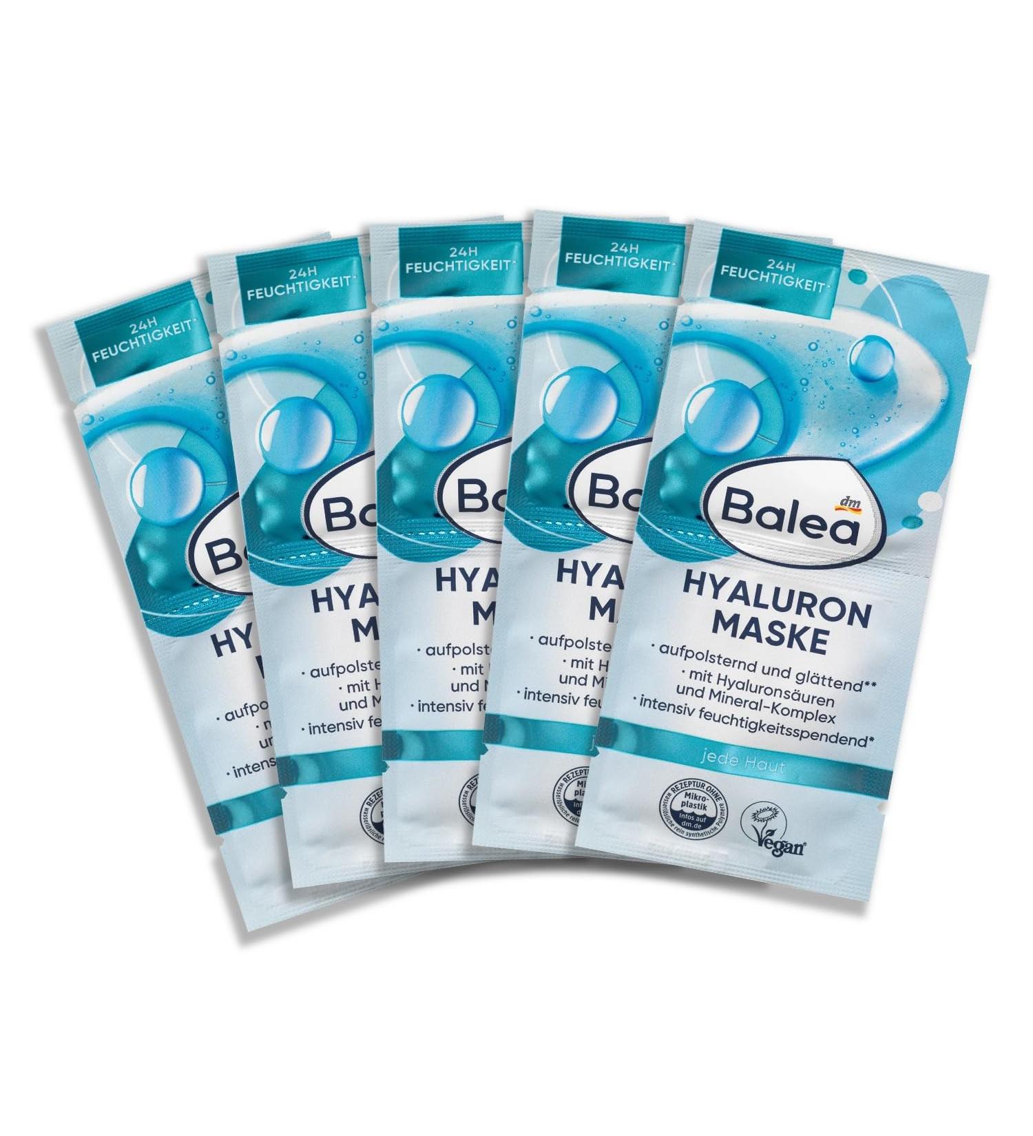 Volans Balea Mask Hyaluron Facial Mask 10x8 ml 80 ml - Buy Online on GoSupps.com