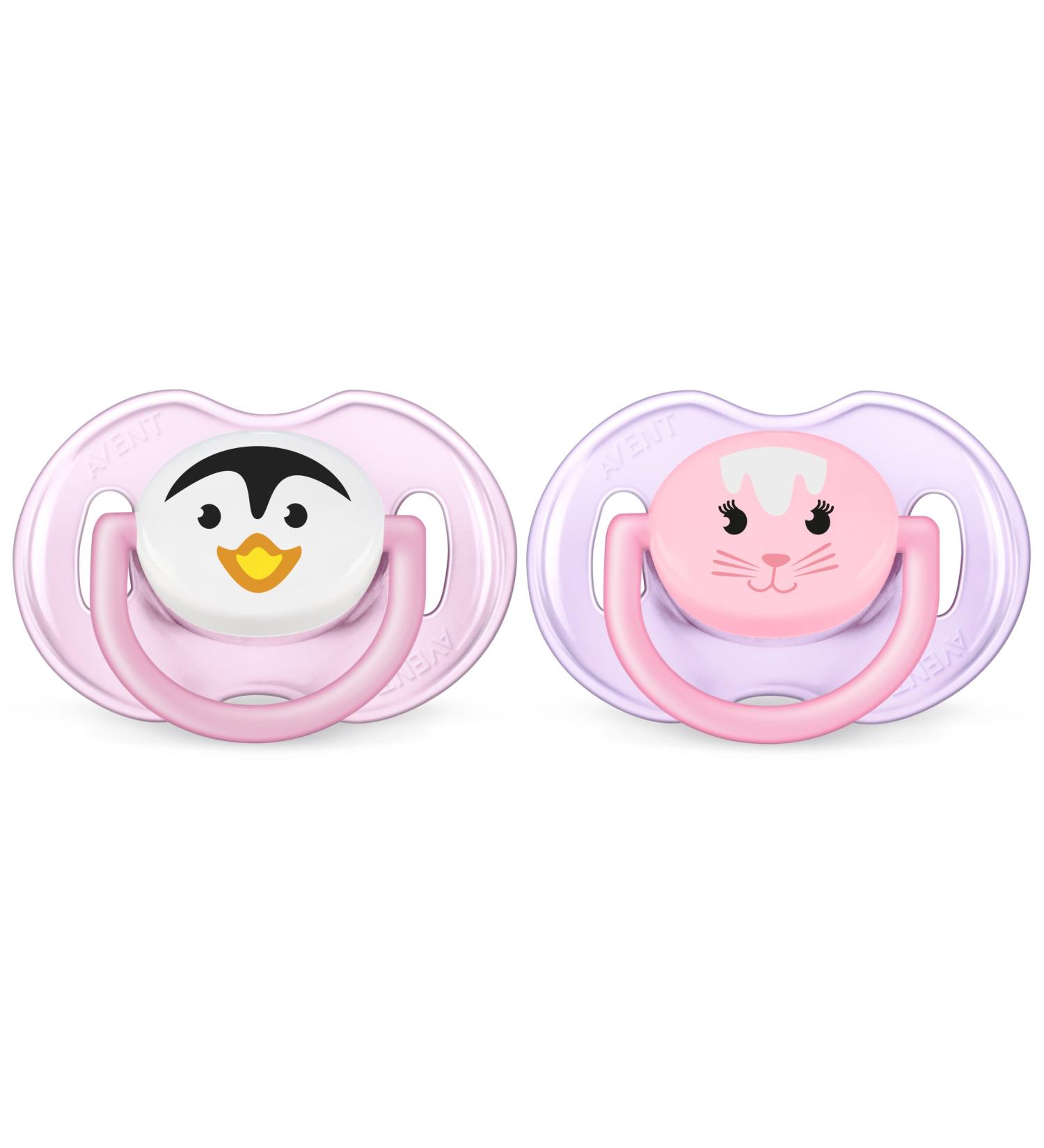 Philips Avent SCF182/13 Classic Pacifier for Girls | 0-6 Months | International Shipping Available - Buy Online on GoSupps.com