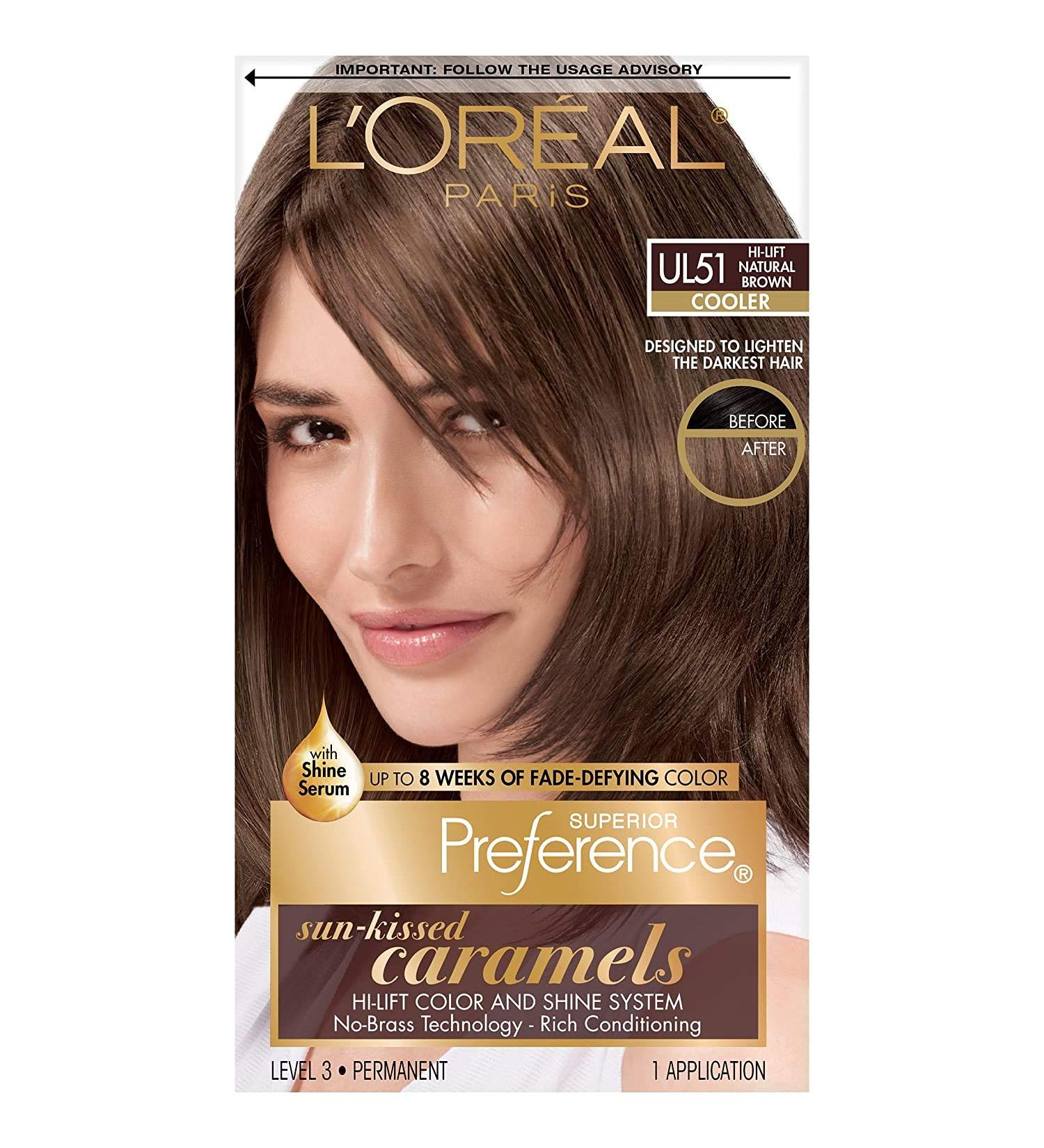 L'Oreal Superior Preference Hi-Lift Color + Shine System UL51 Natural Brown - 1 Application - Buy Online on GoSupps.com