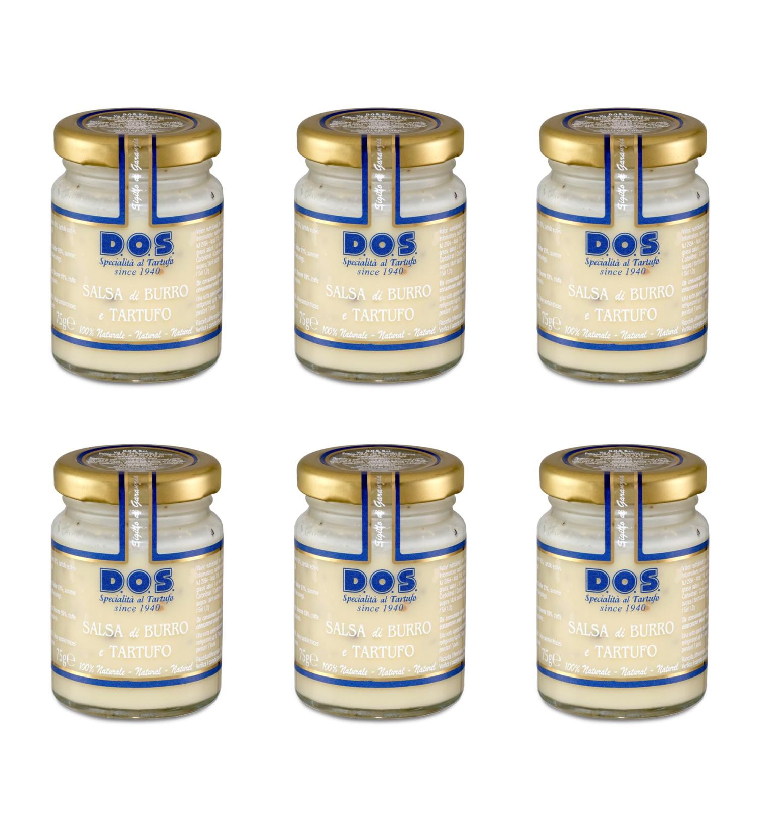  DOS Tartufi Truffle butter sauce 6 x 75g PROFESSIONAL BOX MADE IN ITALY - Buy Online on GoSupps.com