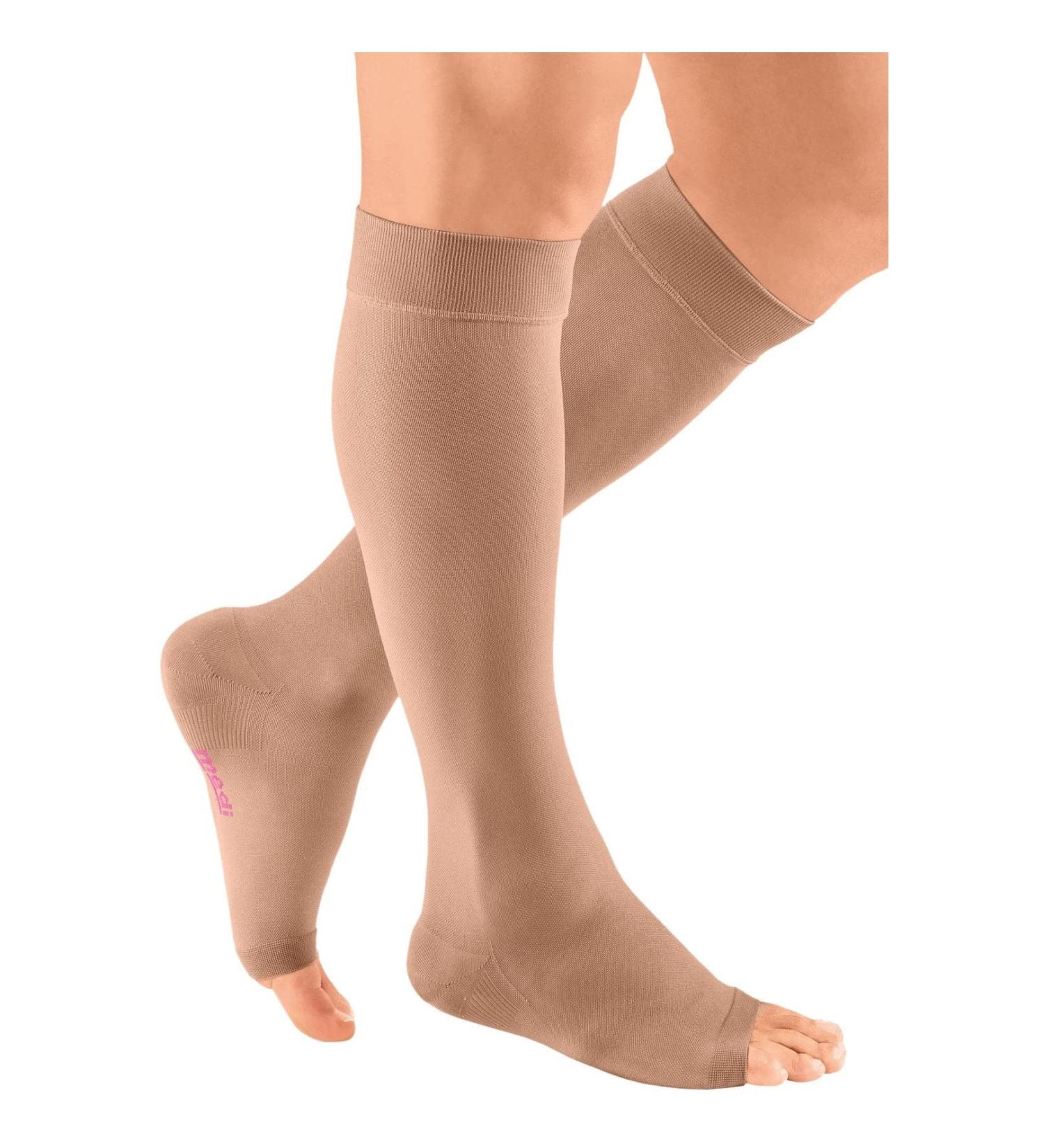 Mediven Plus Compression Stockings for Men & Women - 30-40 mmHg Calf High Open Toe - International Shipping Available - Buy Online on GoSupps.com