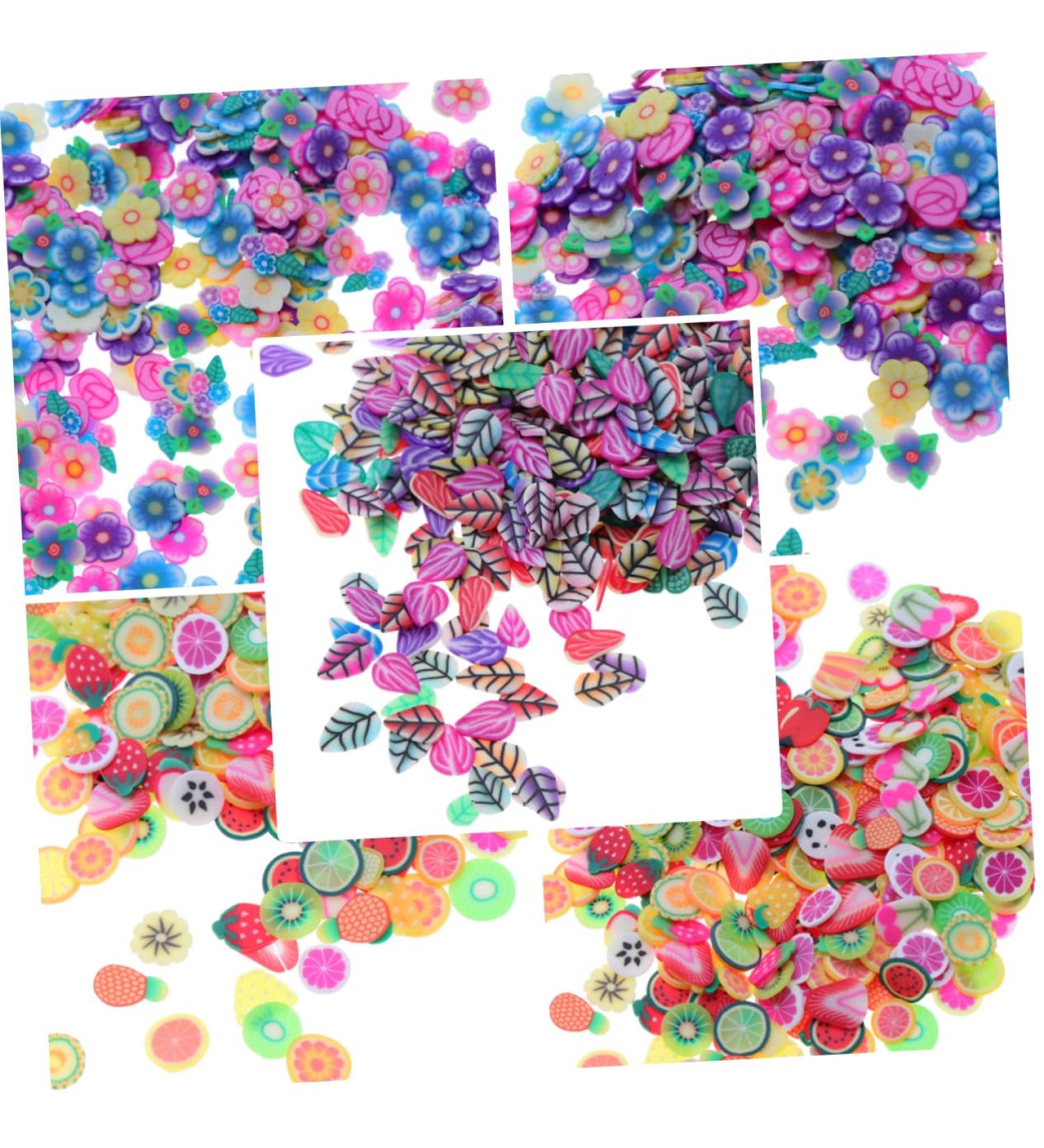 Mipcase Clay 3 Packs Nail Art Decoration Nail Art Slices Fruit Slices for Nail Slices Manicure Clay Slices - Buy Online on GoSupps.com