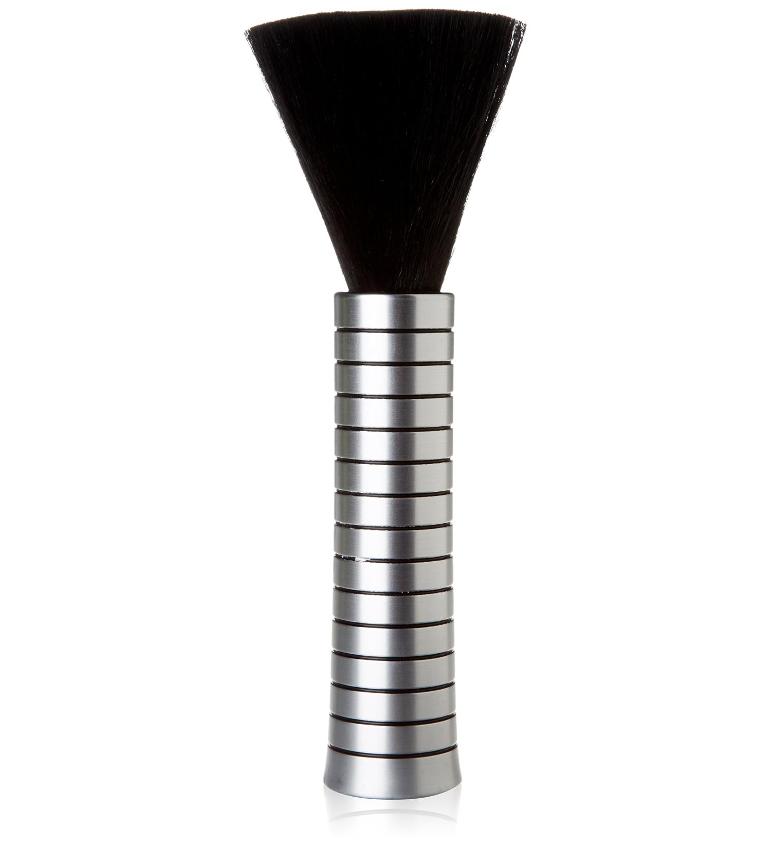 Head Jog 198 Powder Black Barber Brush Neck Brush For Hairdresser Professional Barber Neck Duster For Cleaning Hair Clipping Removal Barber Gifts Accessories For Barbers And Hairdressers Flat Base