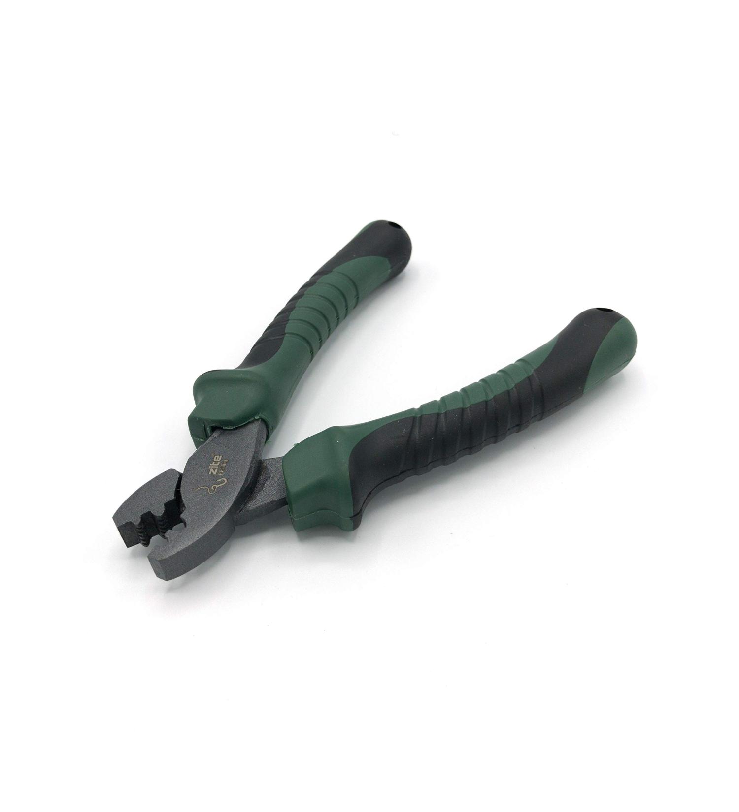Zite Fishing Crimping Pliers - 15 cm Fishing Tool with Teeth & Comfort Grip for Crimping Sleeves - Ideal for International Anglers - Buy Online on GoSupps.com