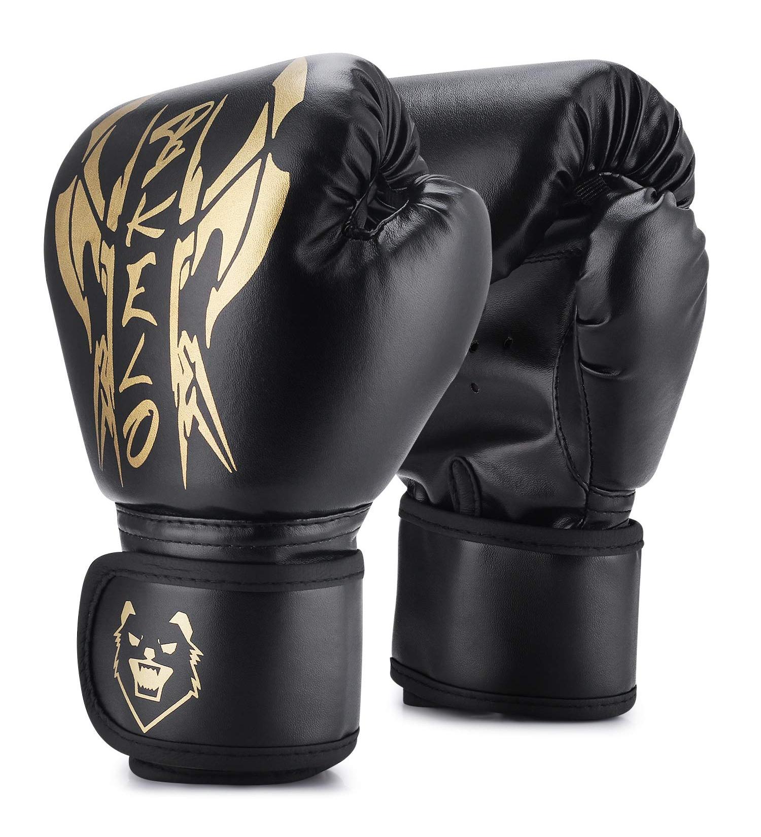 Kids Boxing Gloves  Sparring Gloves for Kids 3-15  Youth Training Gloves with Junior Punch PU Leather  Kids Boxing Gloves for Punching Bag  Kickboxing  Muay Thai  MMA black - Buy Online on GoSupps.com