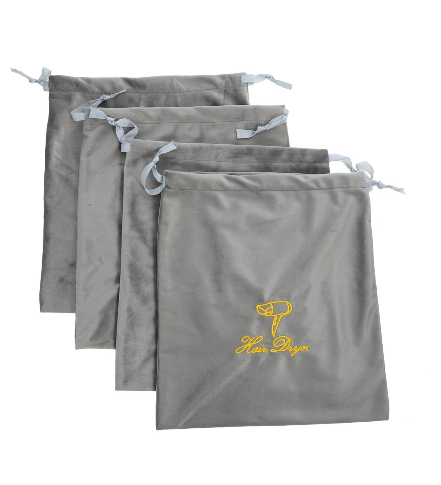 FOMIYES 4pcs Hair Blower Bag Fabric Drawstring Storage Bag Hair Dryer Storage Bag - Buy Online on GoSupps.com