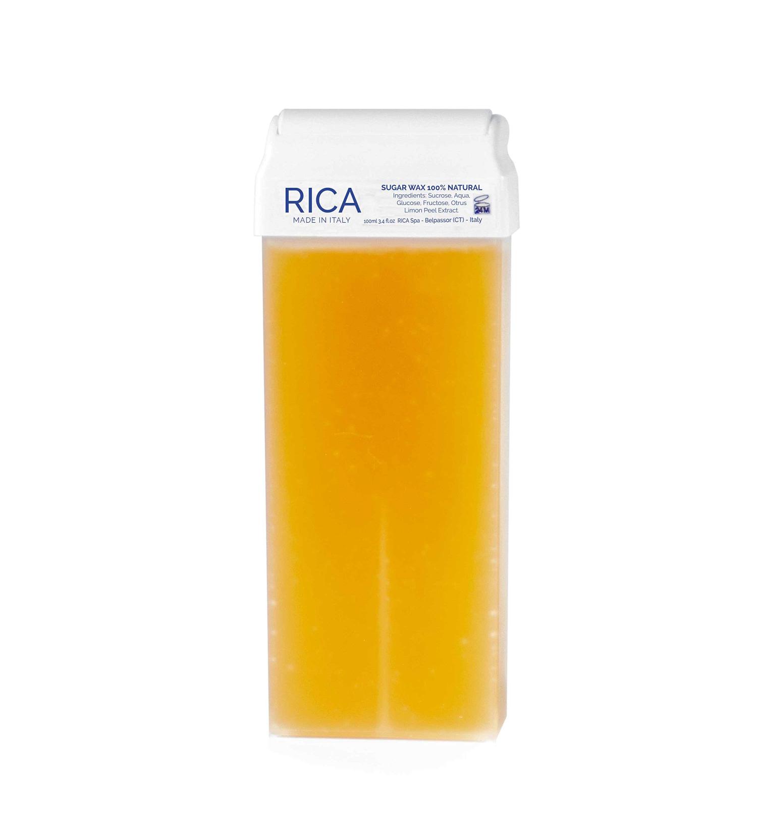 Rica wax cartridge sugar wax 100% natural | Roll-on wax cartridge for hair removal leg hair removal | 100ml