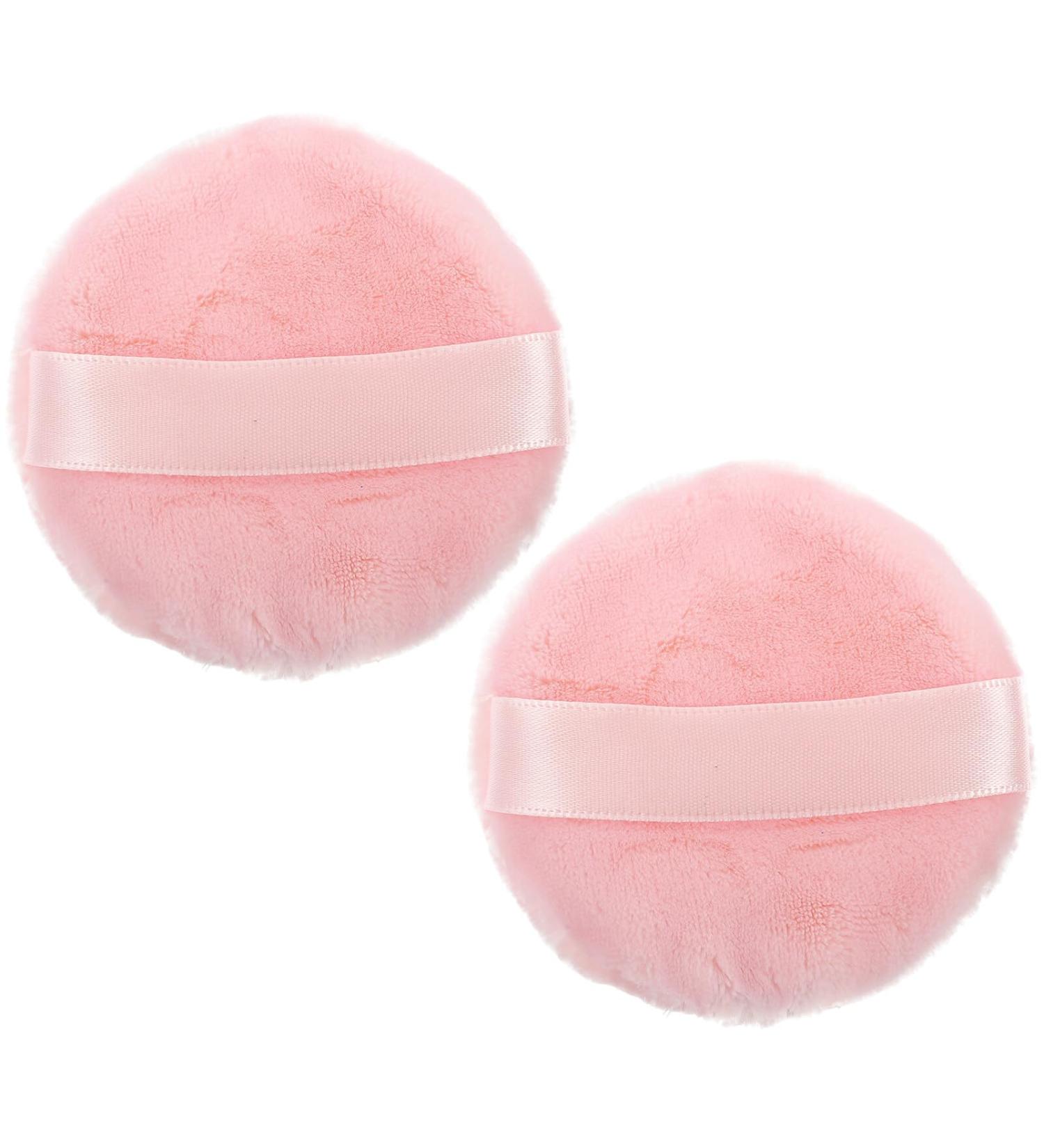 PATKAW 2Pieces Makeup Sponge Puffs Reusable Powder Puff 2.95 Diameter Setting Powder Puff for Make Up Face Puff Pads for Press Powder - Buy Online on GoSupps.com