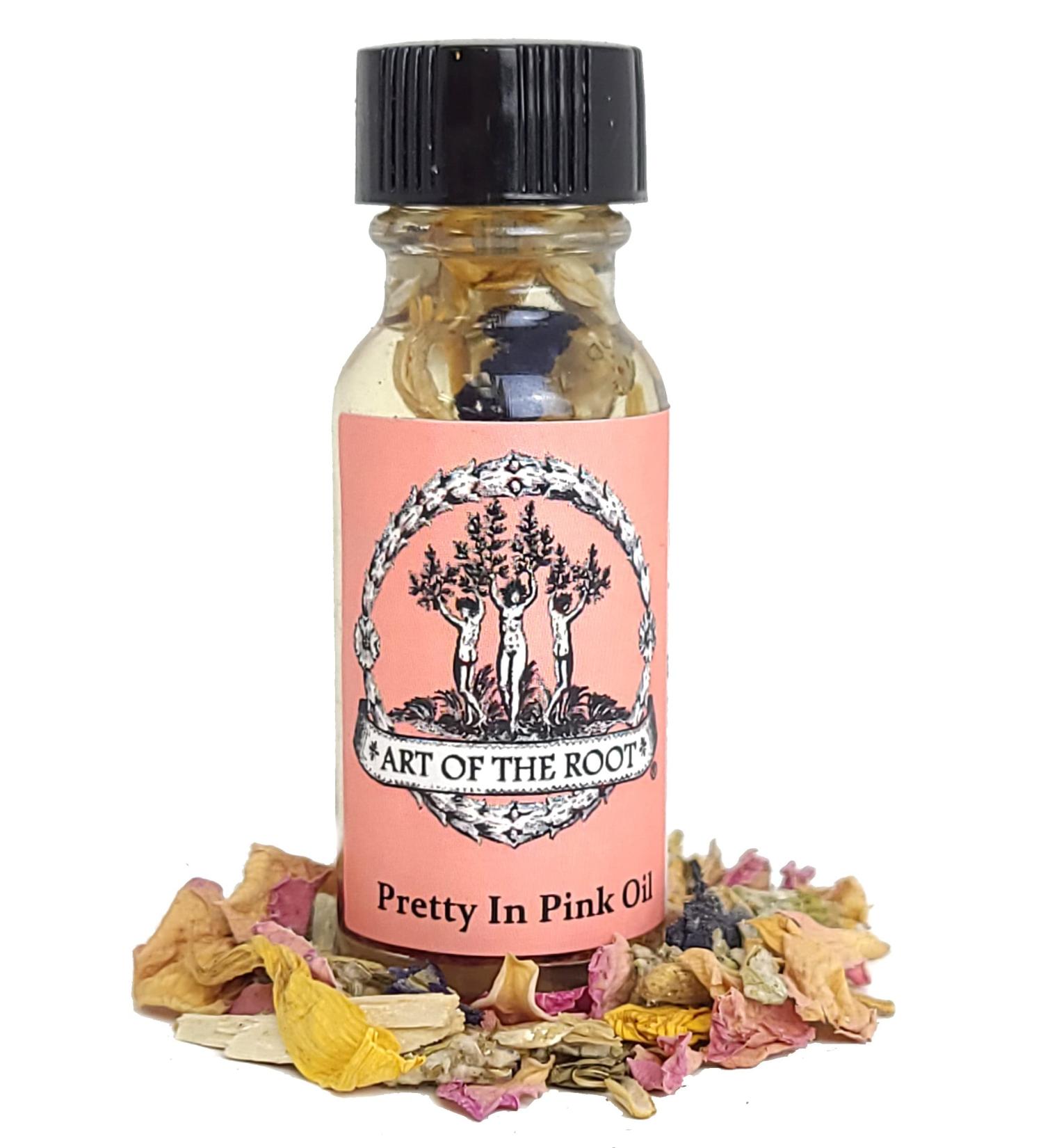 Pretty in Pink Oil 1/2 oz | for Charm, Flirtation, Playful Love & Romance Rituals (Wiccan, Pagan, Magick Rituals & Spells)