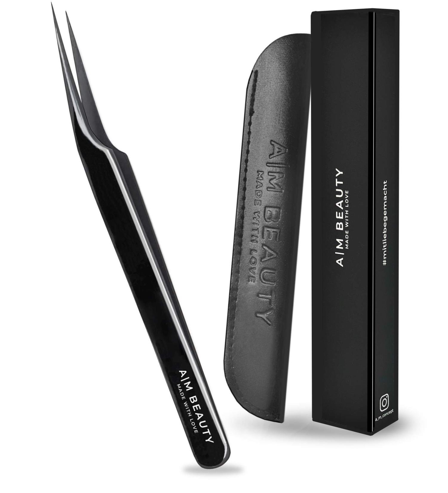 Premium Beauty Tweezers Set | Eyelash Extensions Nail Design Accessories & Case - International Shipping - Buy Online on GoSupps.com