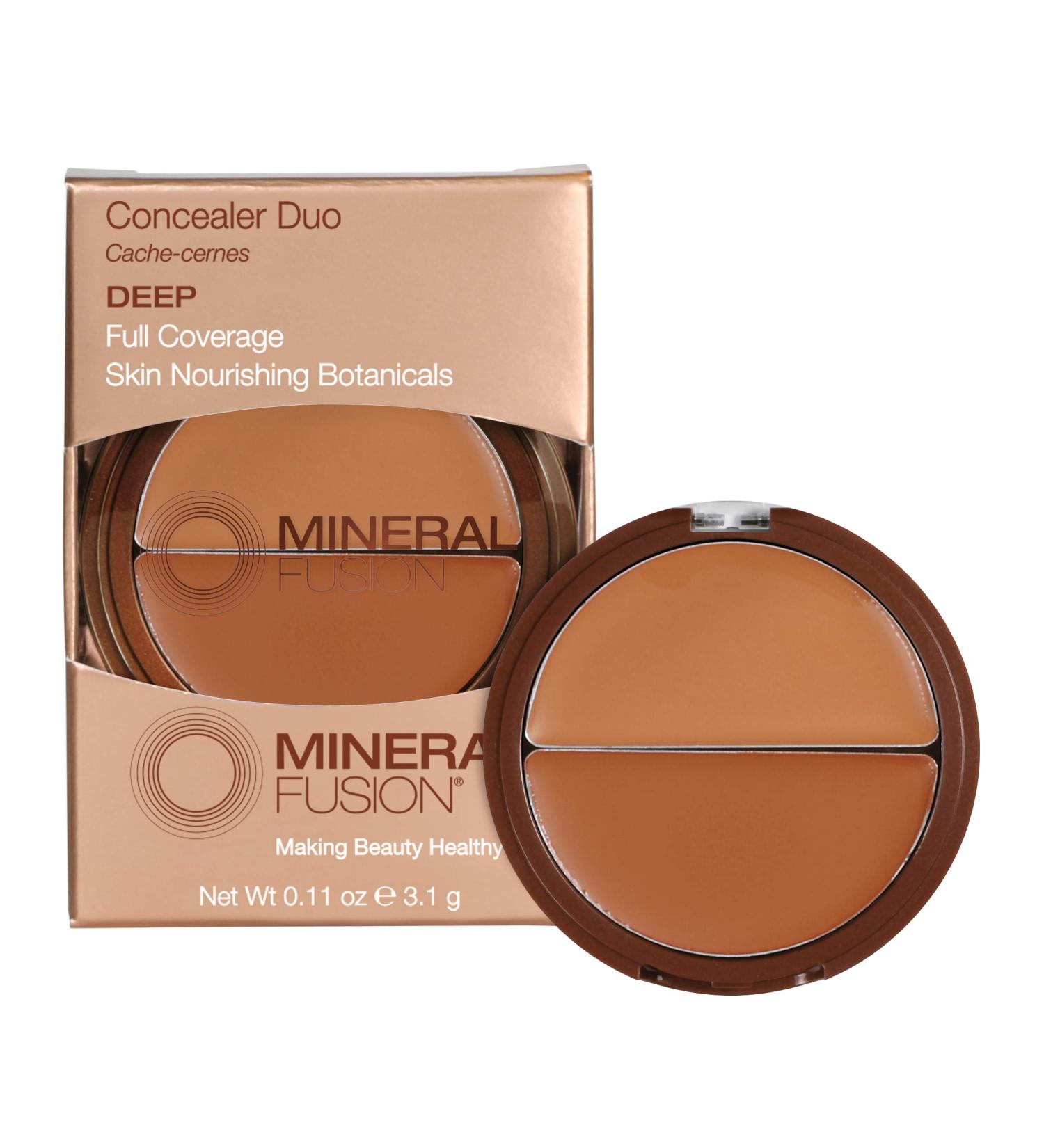 Mineral Fusion Compact Concealer Duo - Deep Shade | Flawless Coverage & Natural Finish - Buy Online on GoSupps.com