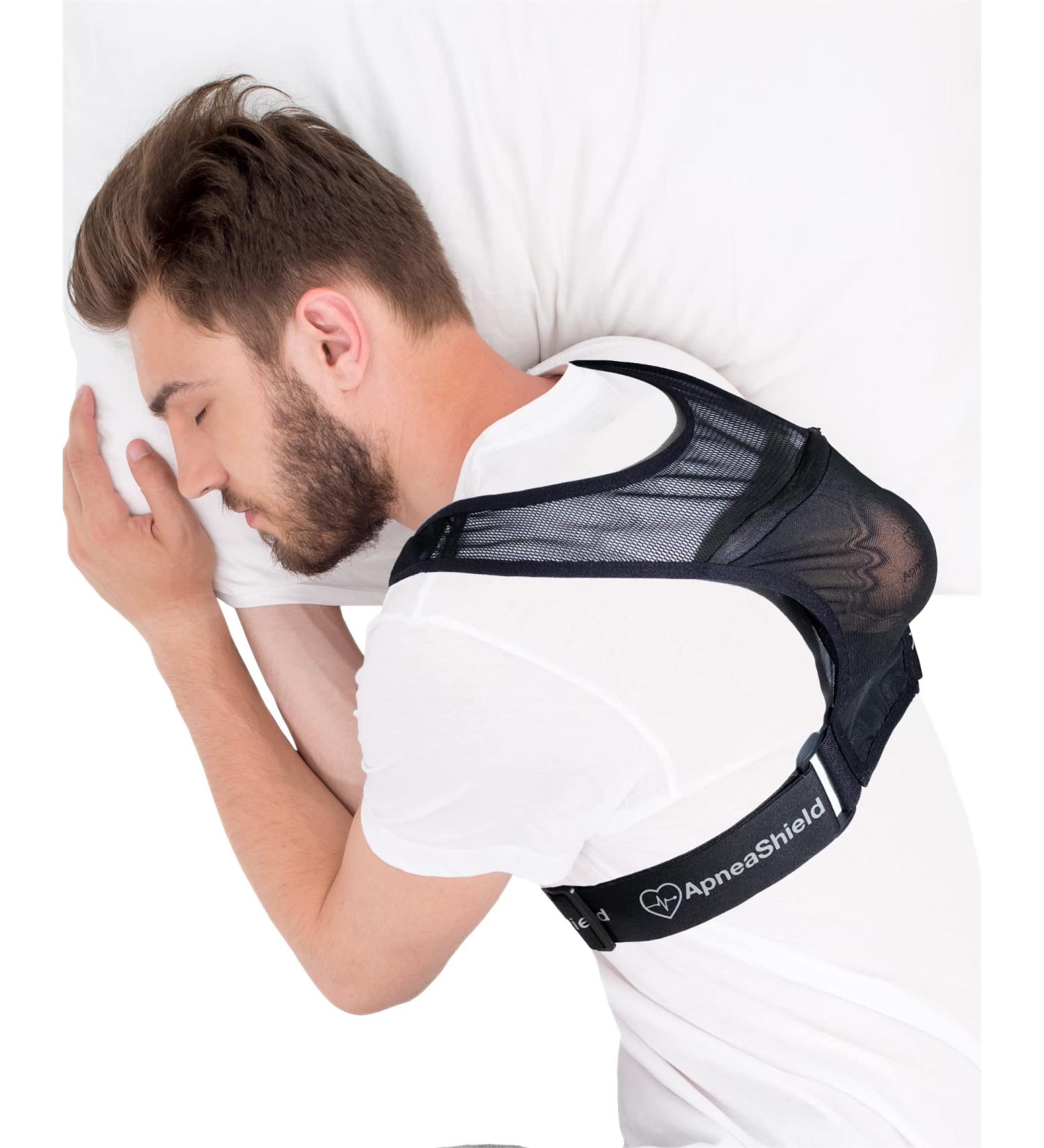 ApneaShield Sleep Position Trainer - Stop Snoring, Side Sleeping Aid - Buy Online on GoSupps.com