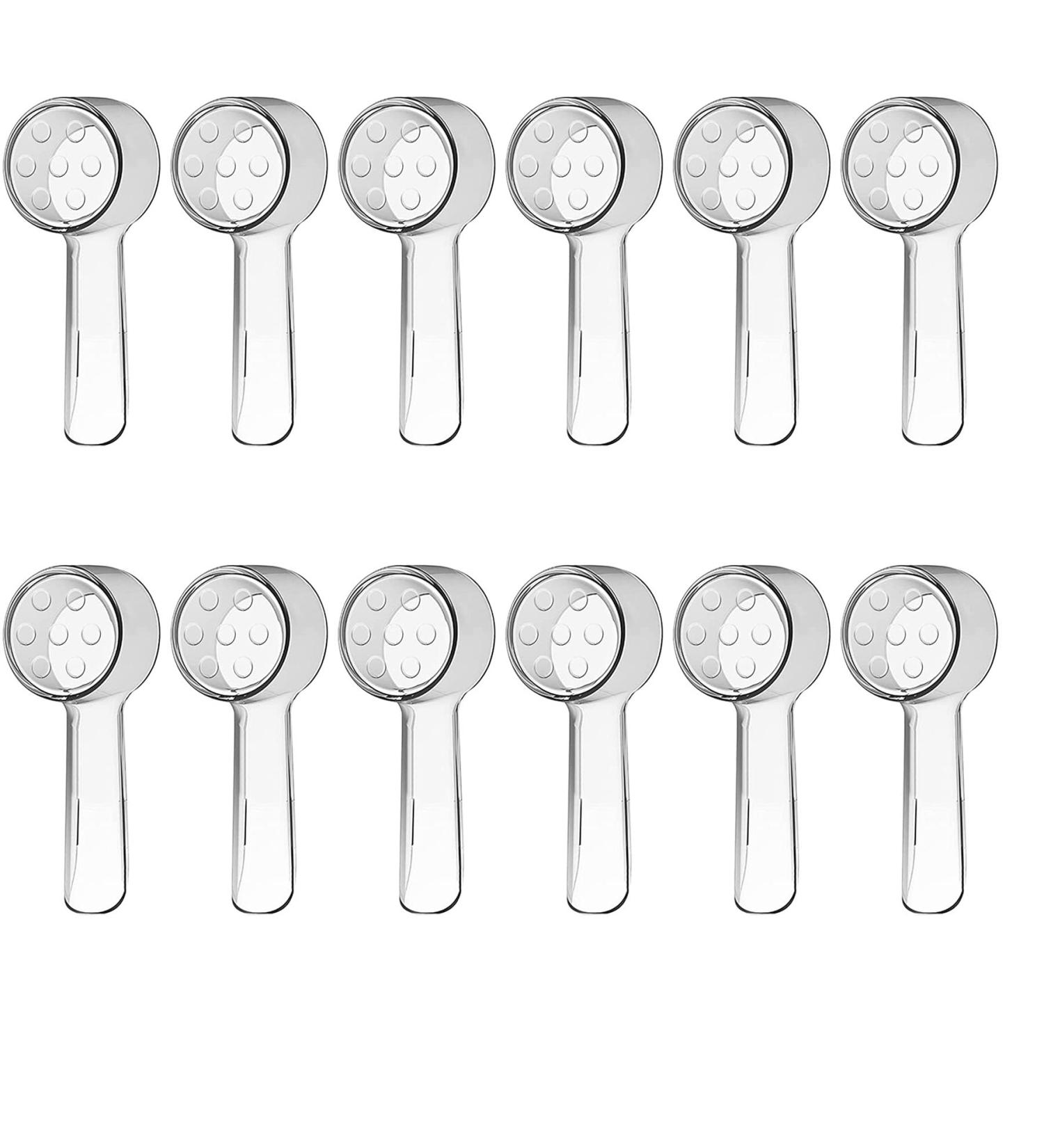 EHIOG 12-Piece Transparent Toothbrush Covers | Protective Caps for Round Head Toothbrushes - International Shipping Available - Buy Online on GoSupps.com