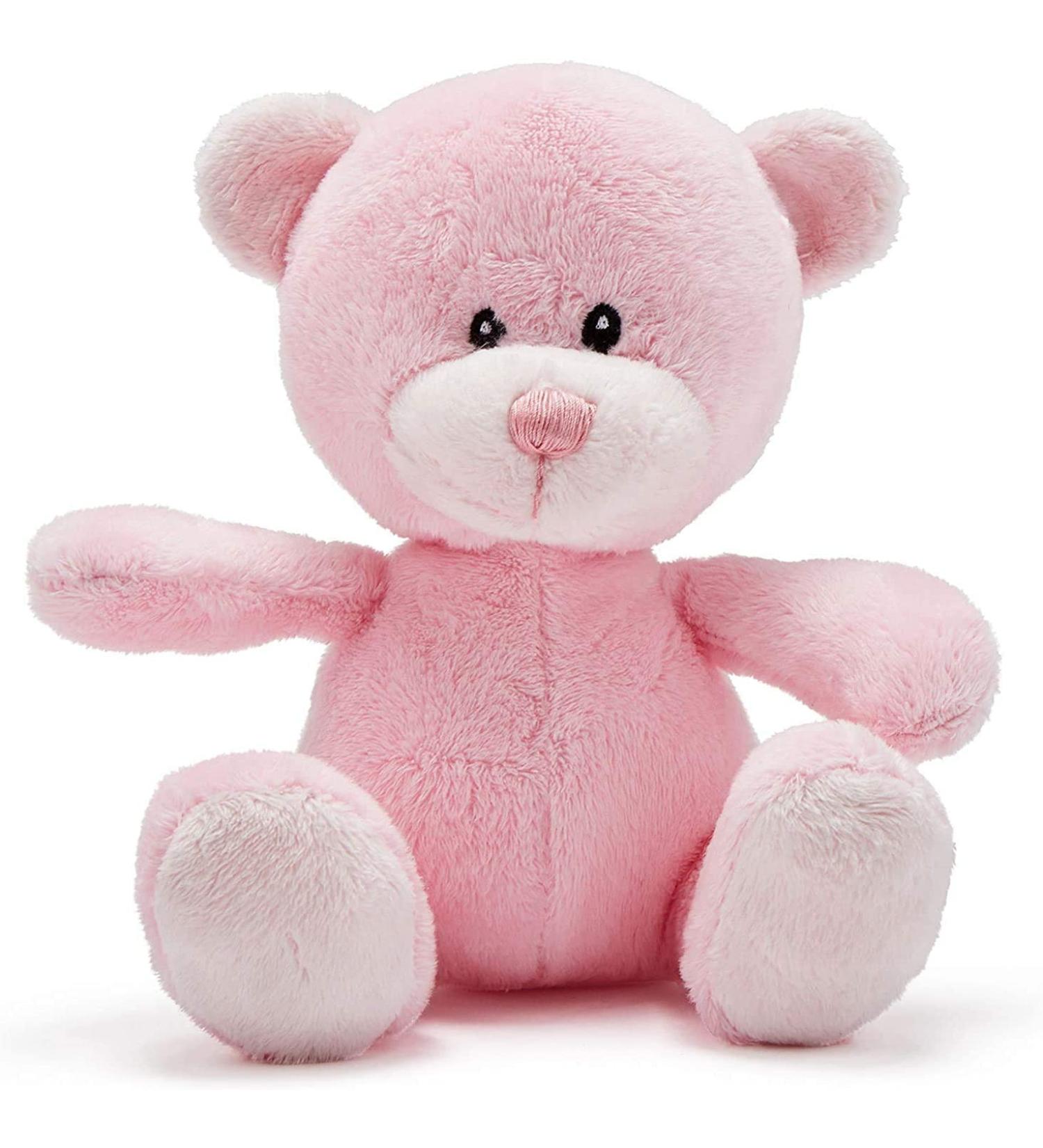 Small Pink Teddy Bear Soft Toy Baby Gift Christening Teddy Happy Birthday Teddy Bear Small Teddy Bears for Gift Pink - Teddy Bear for Newborn Baby Pink Teddy Bear for Baby Girl - 15cm(6")