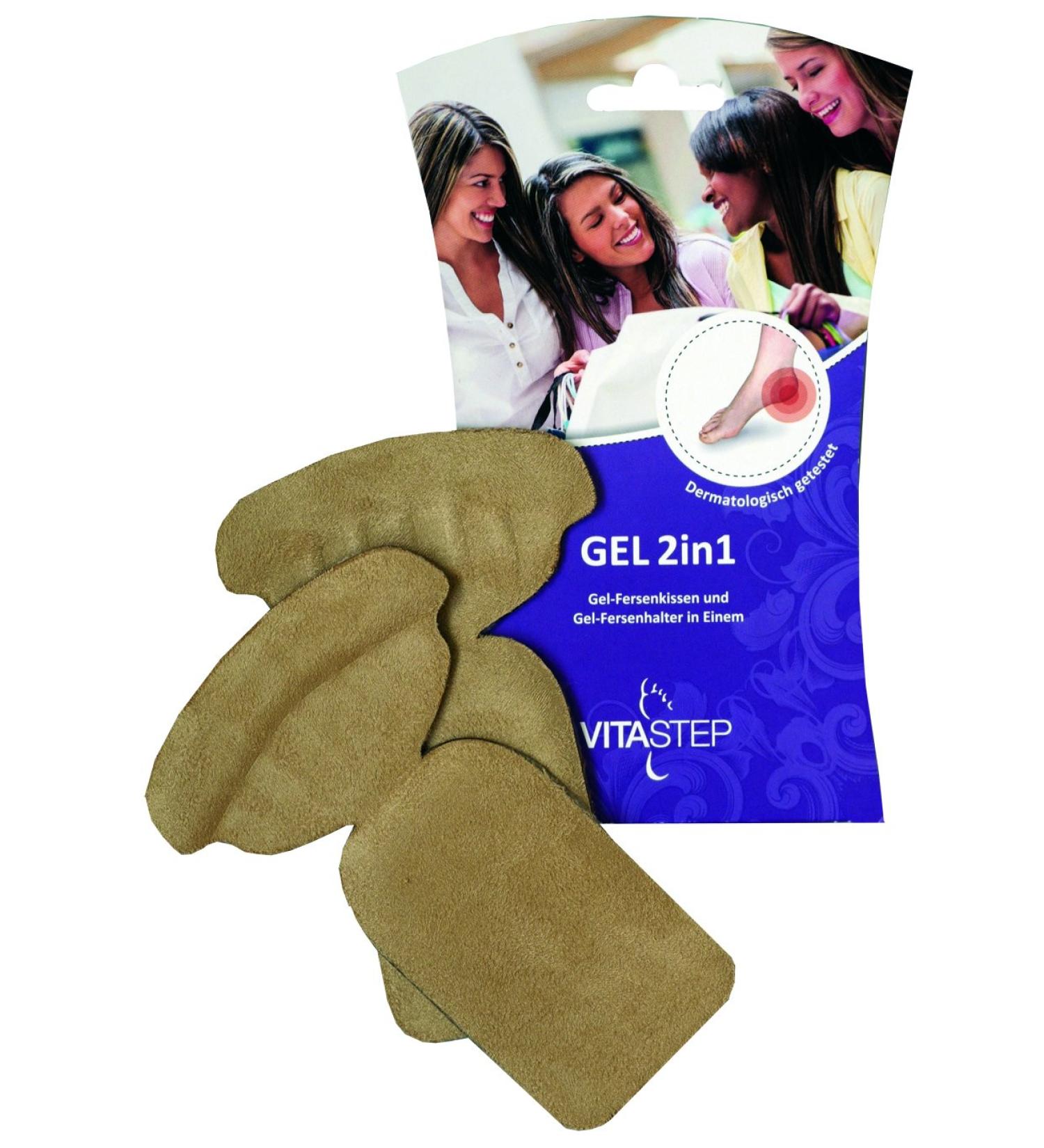VITASTEP Gel 2-in-1 Heel Cushion & Holder | Comfort & Support for All-Day Relief - International Shipping Available - Buy Online on GoSupps.com