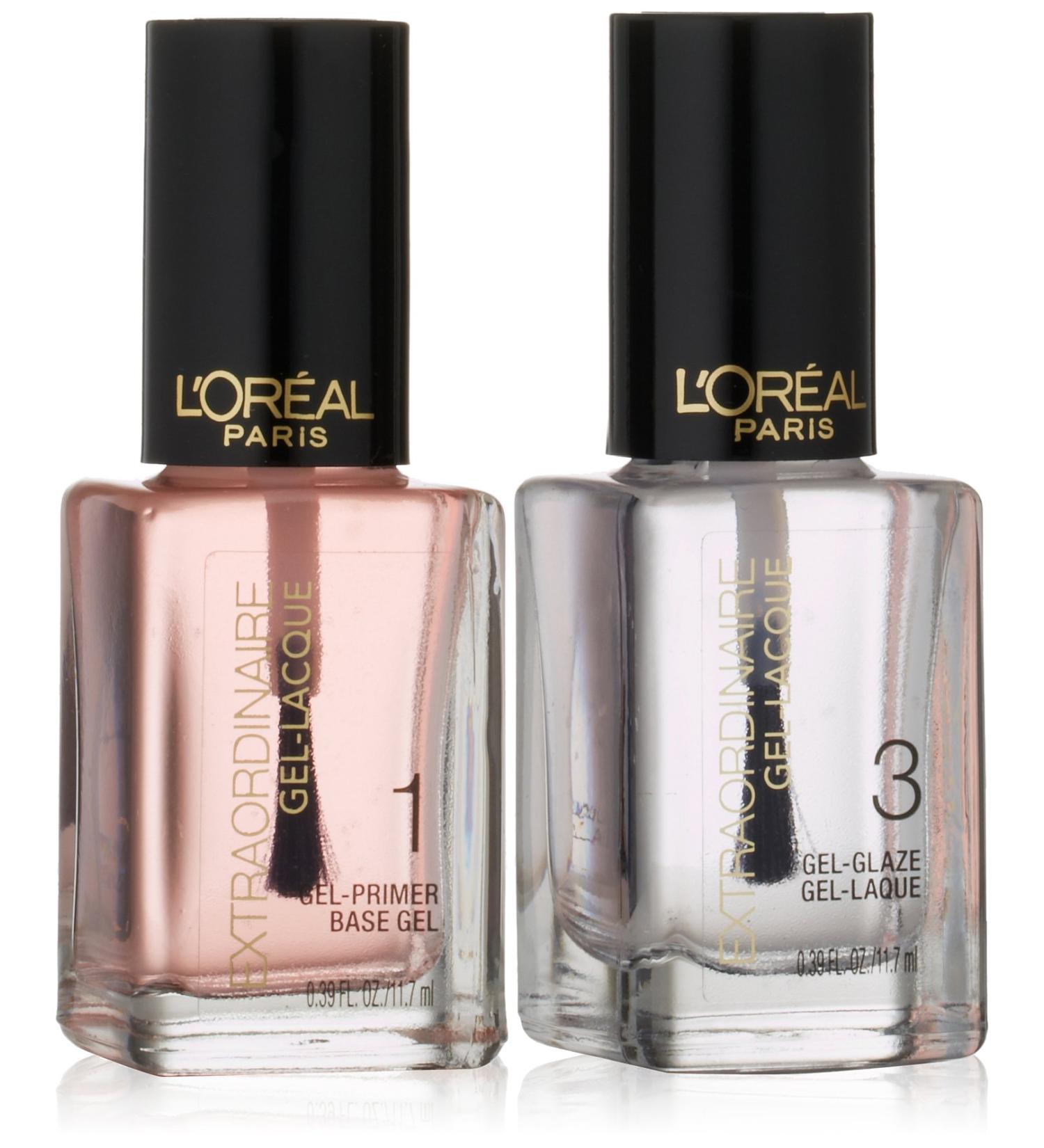 L'Oreal Paris Gel-Lacque Nail Color Kit - Long-Lasting Formula - 0.39 FL.OZ/11.7 x 2 - Buy Online on GoSupps.com