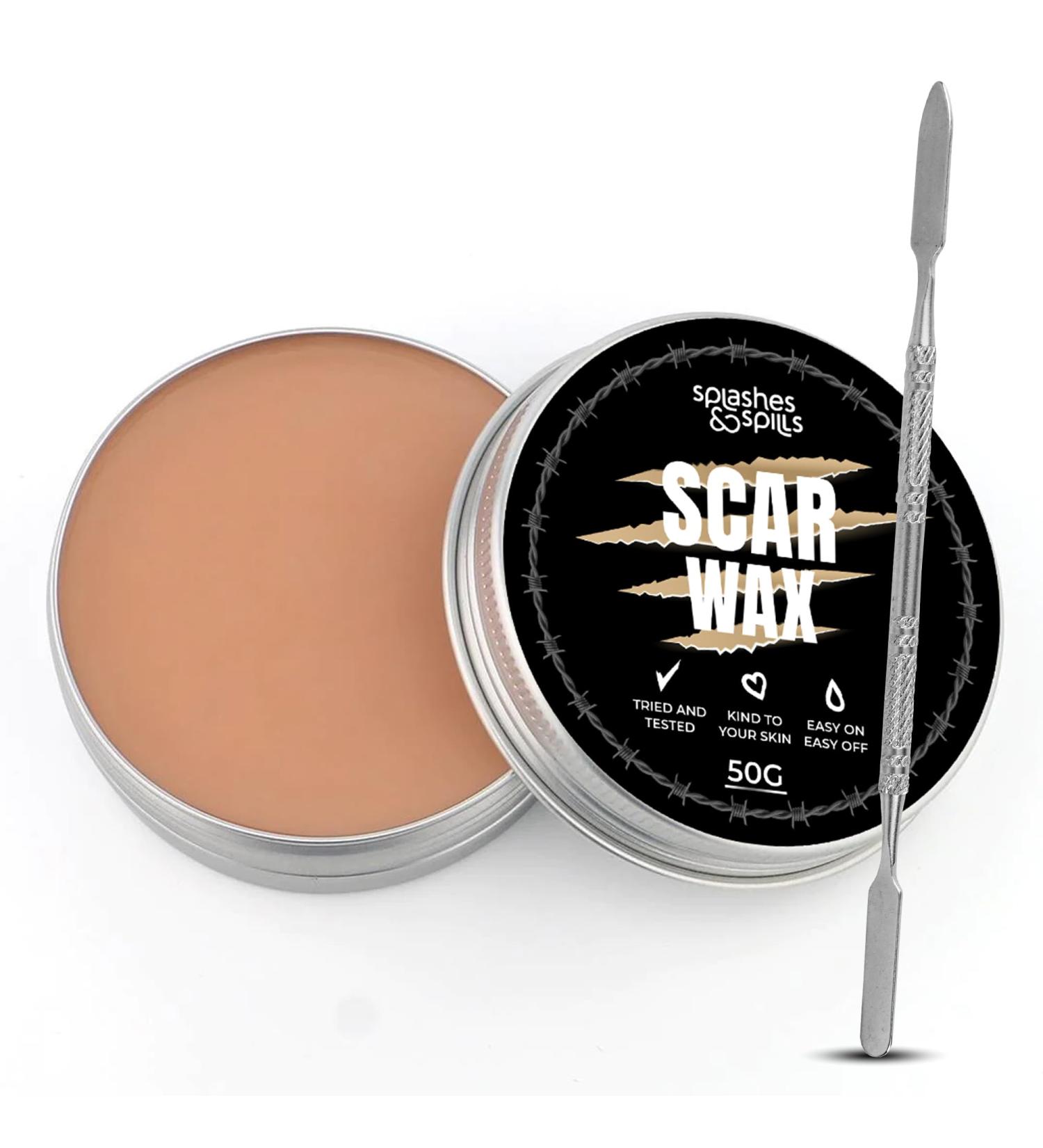 Professional Grade Scar Wax - SFX Makeup Kit for Halloween & Cosplay - Vegan & Cruelty-Free Special Effects Makeup - 50g - Buy Online on GoSupps.com