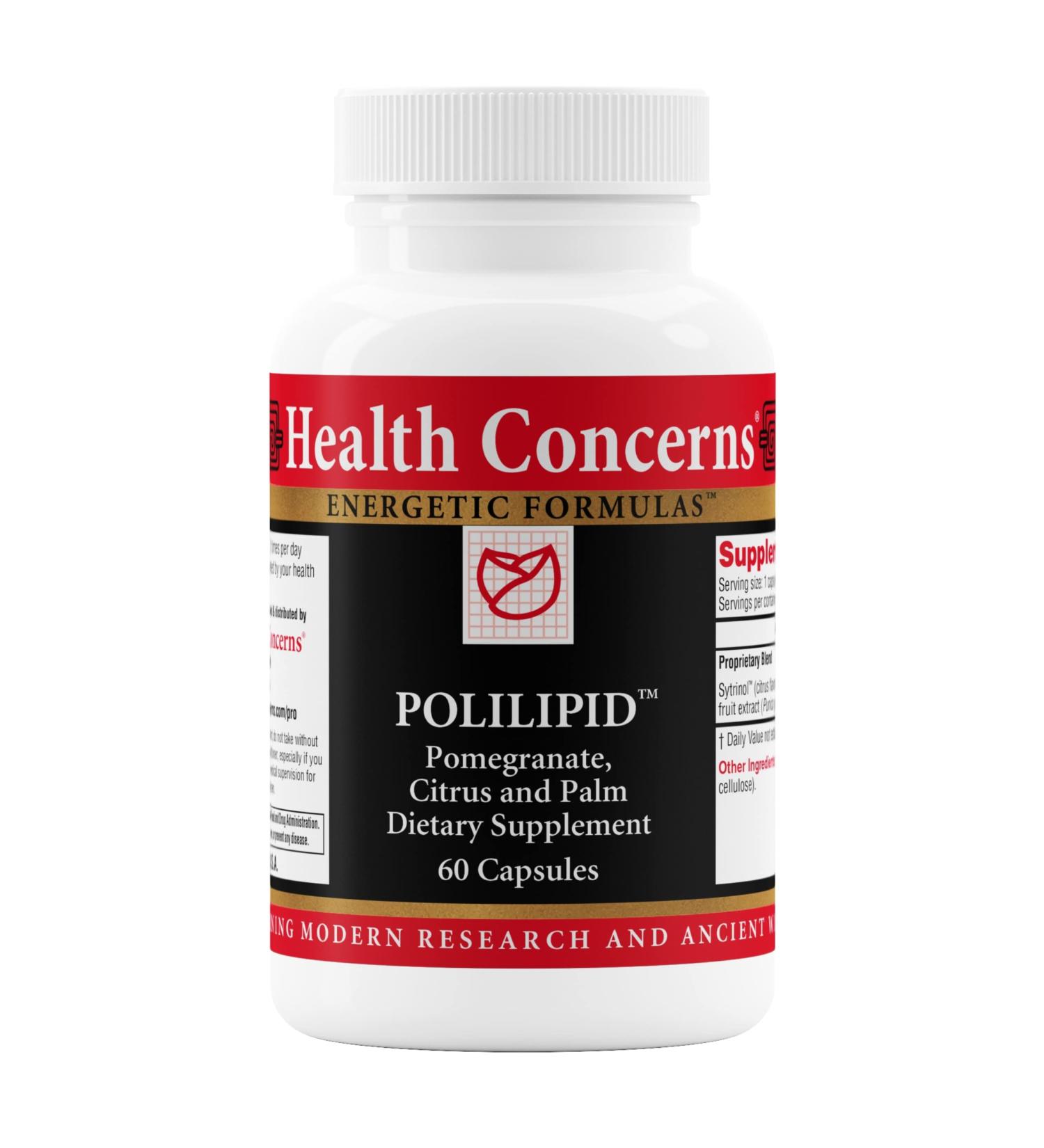Health Concerns Polilipid Cardiovascular Support & Cholesterol Health Heart Wellness with Sytrinol & Pomegranate Extract Antioxidant Support Supplement Chinese Herbal Supplements 60 Capsules - Buy Online on GoSupps.com