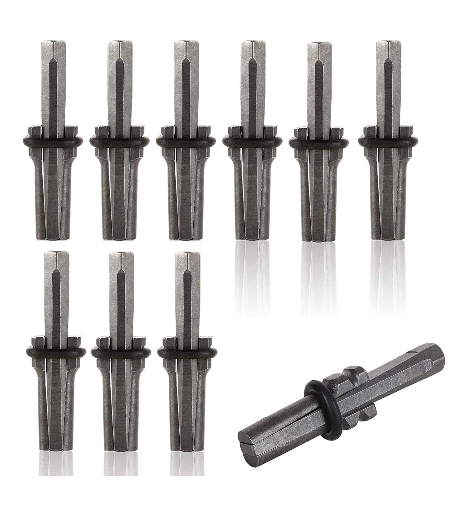 Telituny Granite Gap Wedges - 10 Piece 16mm Plug Wedge & Lowerer Stone Splitter Set for Sculptors & Stonemasons - Ideal for Granite & Concrete - Buy Online on GoSupps.com