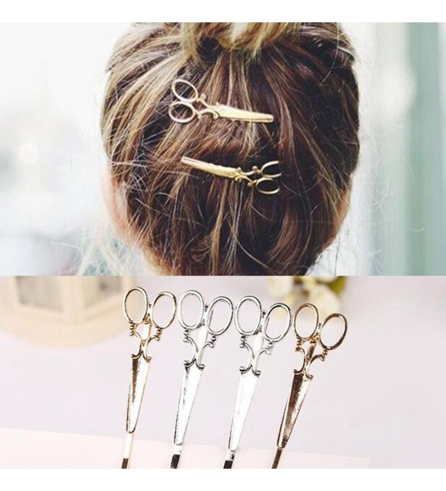 Cuhair Scissor Design Hair Clips - Set of 6 | 4cm | Perfect for All Hair Types | International Shipping Available - Buy Online on GoSupps.com