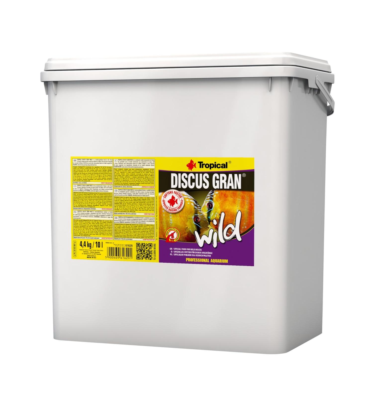 Tropical Discus Gran Wild 10L / 4.4kg - Special food for Wild Discus - Buy Online on GoSupps.com