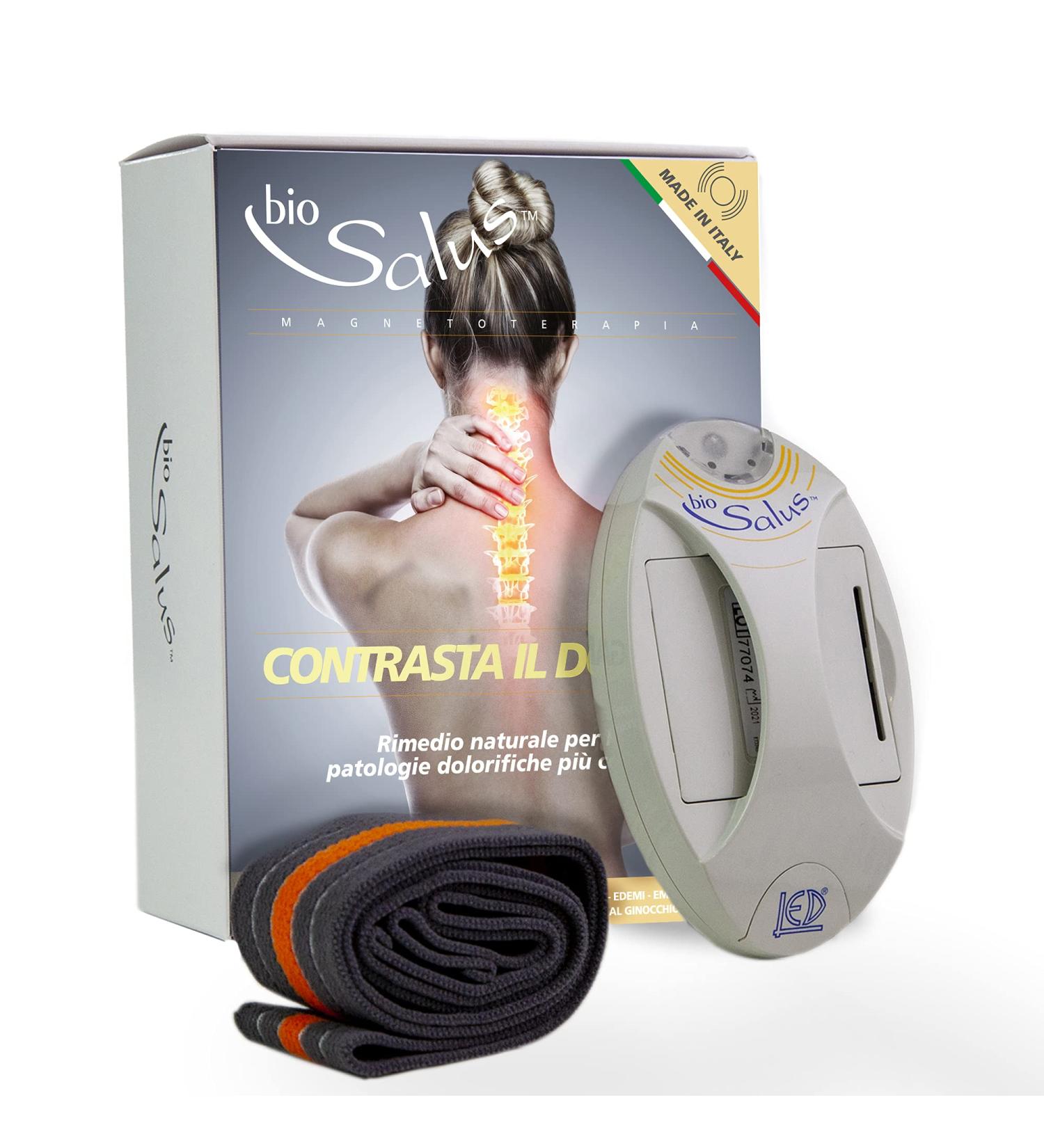 BIOSALUS LED Magnetic Therapy Device | Made in Italy | CE Medical Device for Home Use | Pain Relief for Knees Elbows & More - Buy Online on GoSupps.com