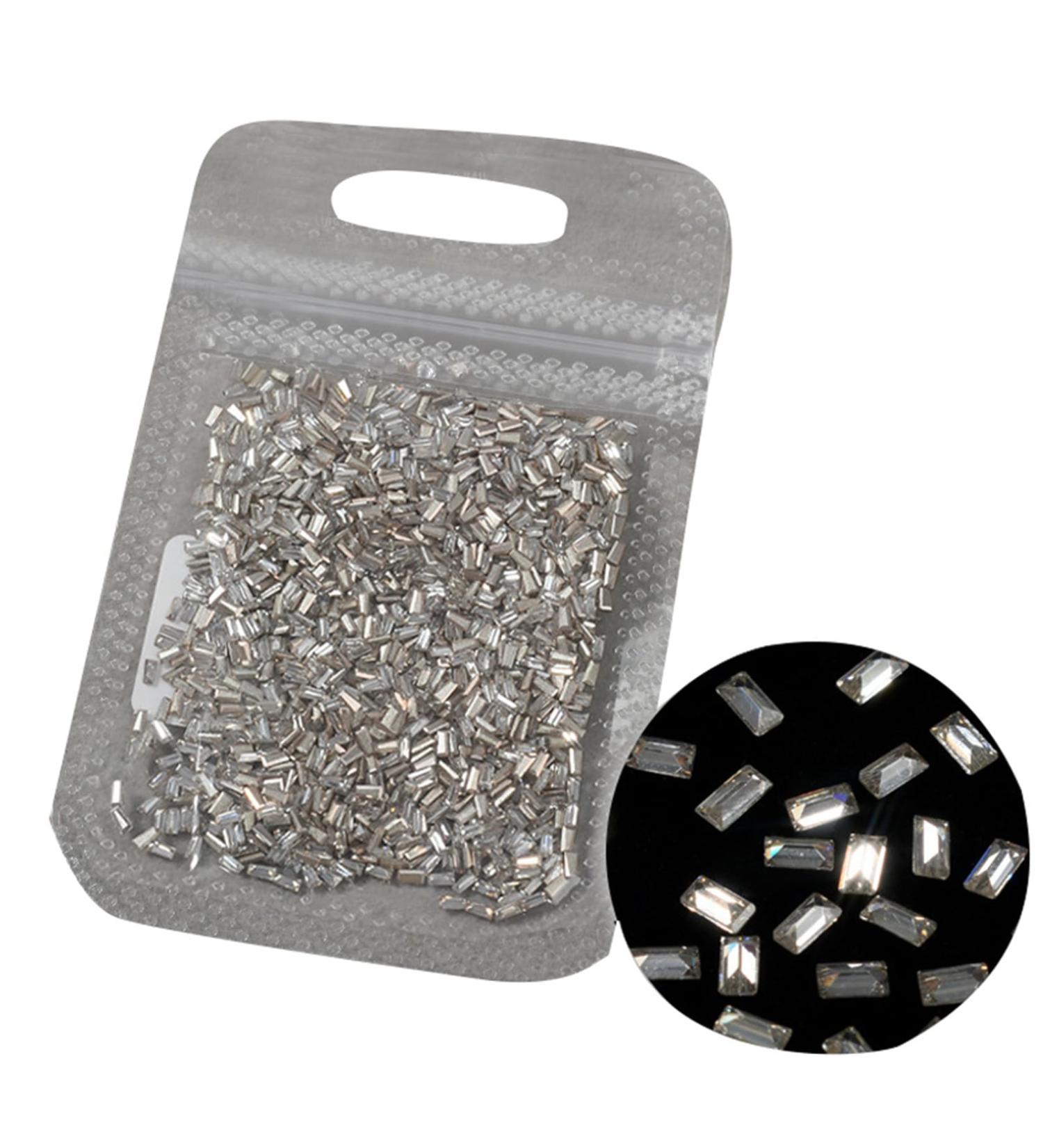 1440pcs Nail Rhinestones Flat Back Nails Craft Create Beautiful Nails Art And Decorations Clothing Embellishments Nails Art Decoration 07 strips - Buy Online on GoSupps.com