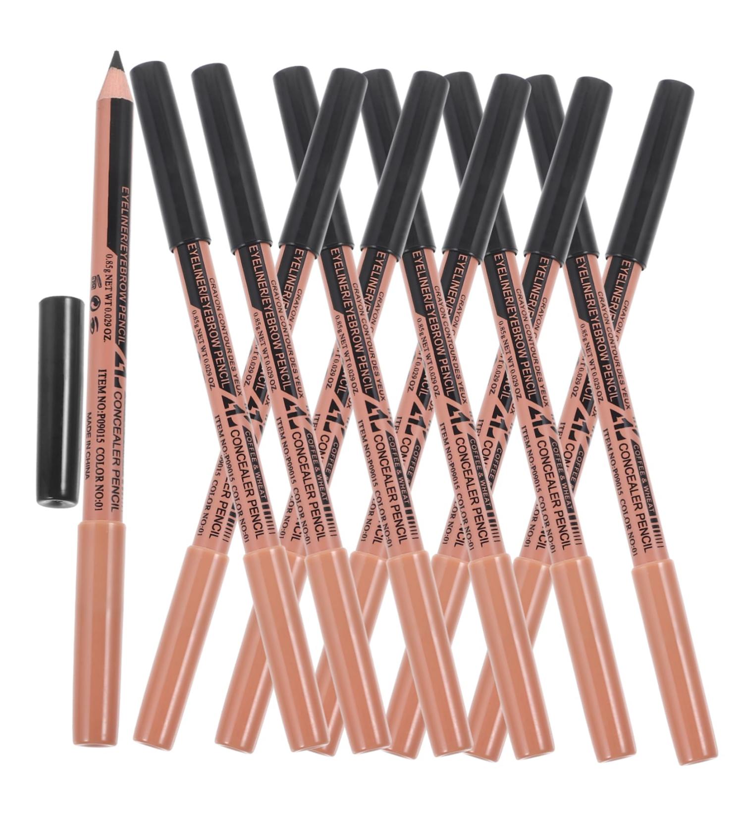 Angoily 12pcs Dual Purpose Eyeliner Concealer Pencil Women Makeup Tool Cosmetic Pencil for Women Suite Miss - Buy Online on GoSupps.com