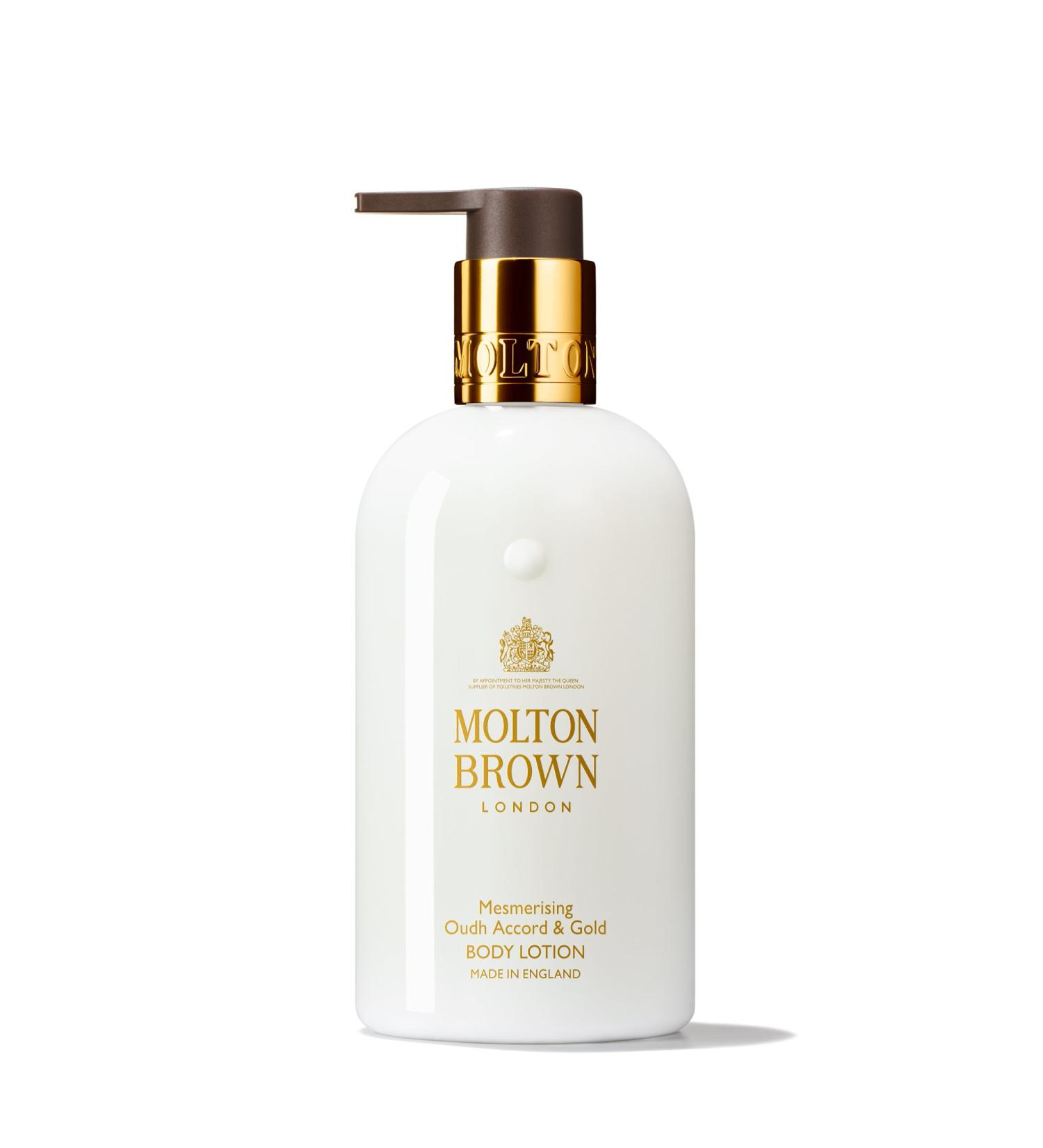 Molton Brown Mesmerising Oudh Accord & Gold Hand Lotion 300ml - Luxurious Hydration Old Version International Shipping Available - Buy Online on GoSupps.com