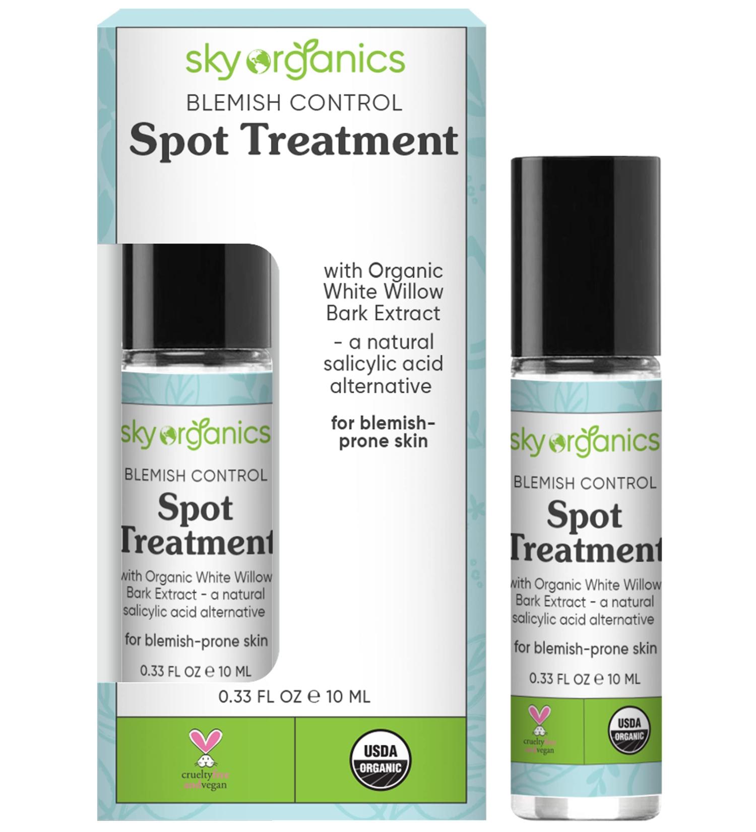 Sky Organics Blemish Control Spot Treatment - Acne Treatment 0.33 fl oz (10 ml) - Buy Online on GoSupps.com
