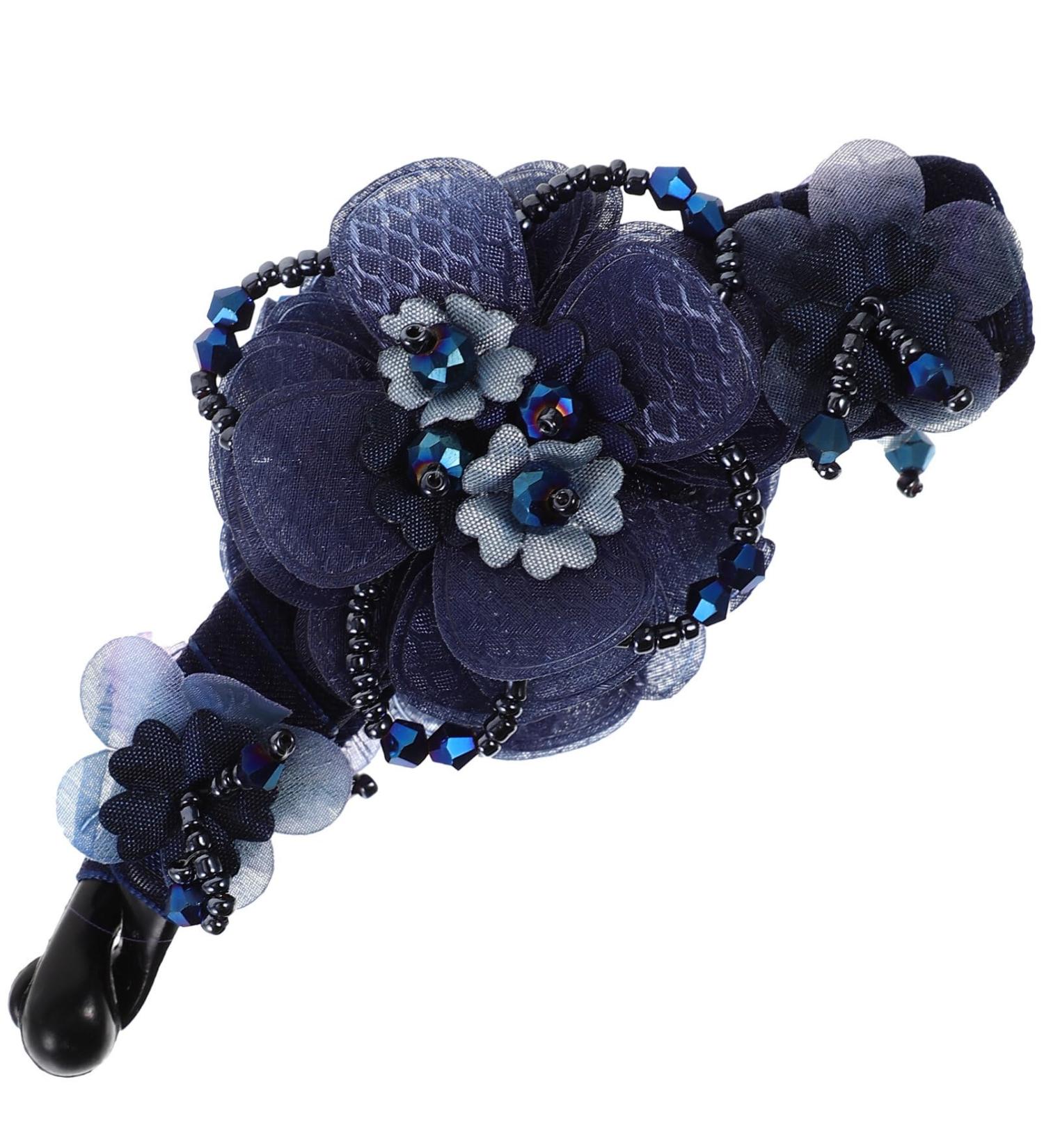 FRCOLOR 1pc Hairpins Hair Roller Clips Hairpinpal Pearl Hair Barrettes Pearl Tiara Hair Puff Clip Banana Clips Updo Ponytail Clip Banana Hair Clip Pretty Headgear Bracket Miss 1PC Blue - Buy Online on GoSupps.com