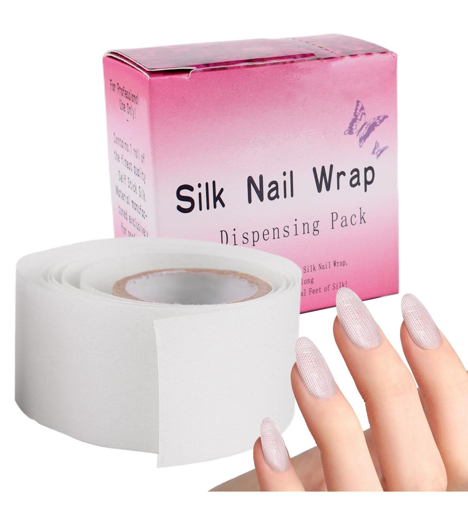 Fovolat Silk Wraps for Nails | Protector Adhesive Nail Wrap Strong Nail Protector Tool for Home Use and Salon - Buy Online on GoSupps.com
