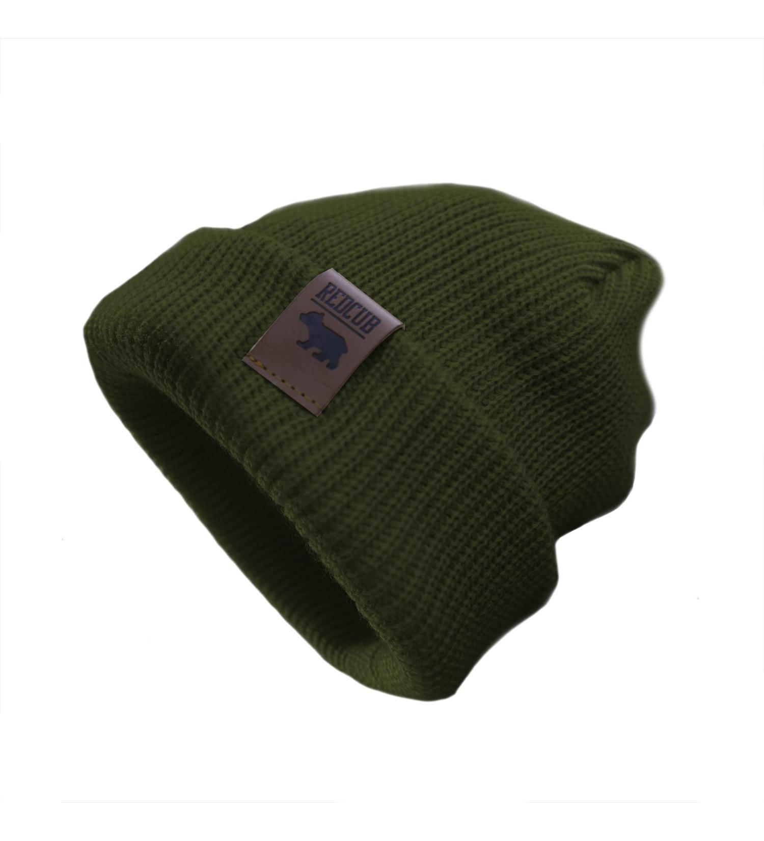 RED CUB Toddler Baby Beanie | Knit Winter Hat | Forest Green | 12-36 Months - Buy Online on GoSupps.com