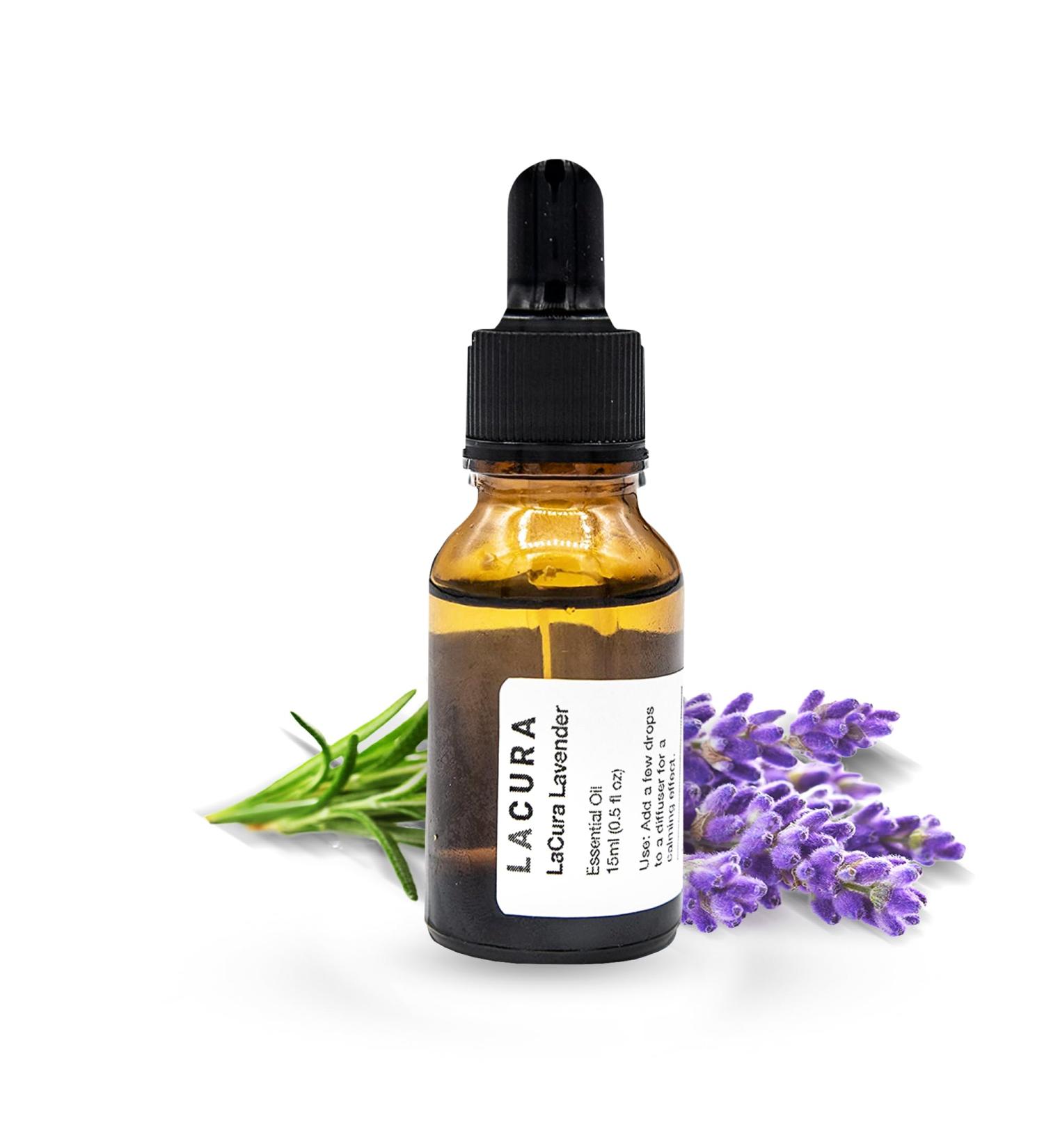 LaCura Pure Lavender Essential Oil for Home Aromatherapy - 100% Pure Therapeutic Grade Oil for Stress Relief Sleep & Skincare - 15ml with Precision Dropper for Effortless Application Lavender 0.5 Fl Oz (Pack of 1) - Buy Online on GoSupps.com