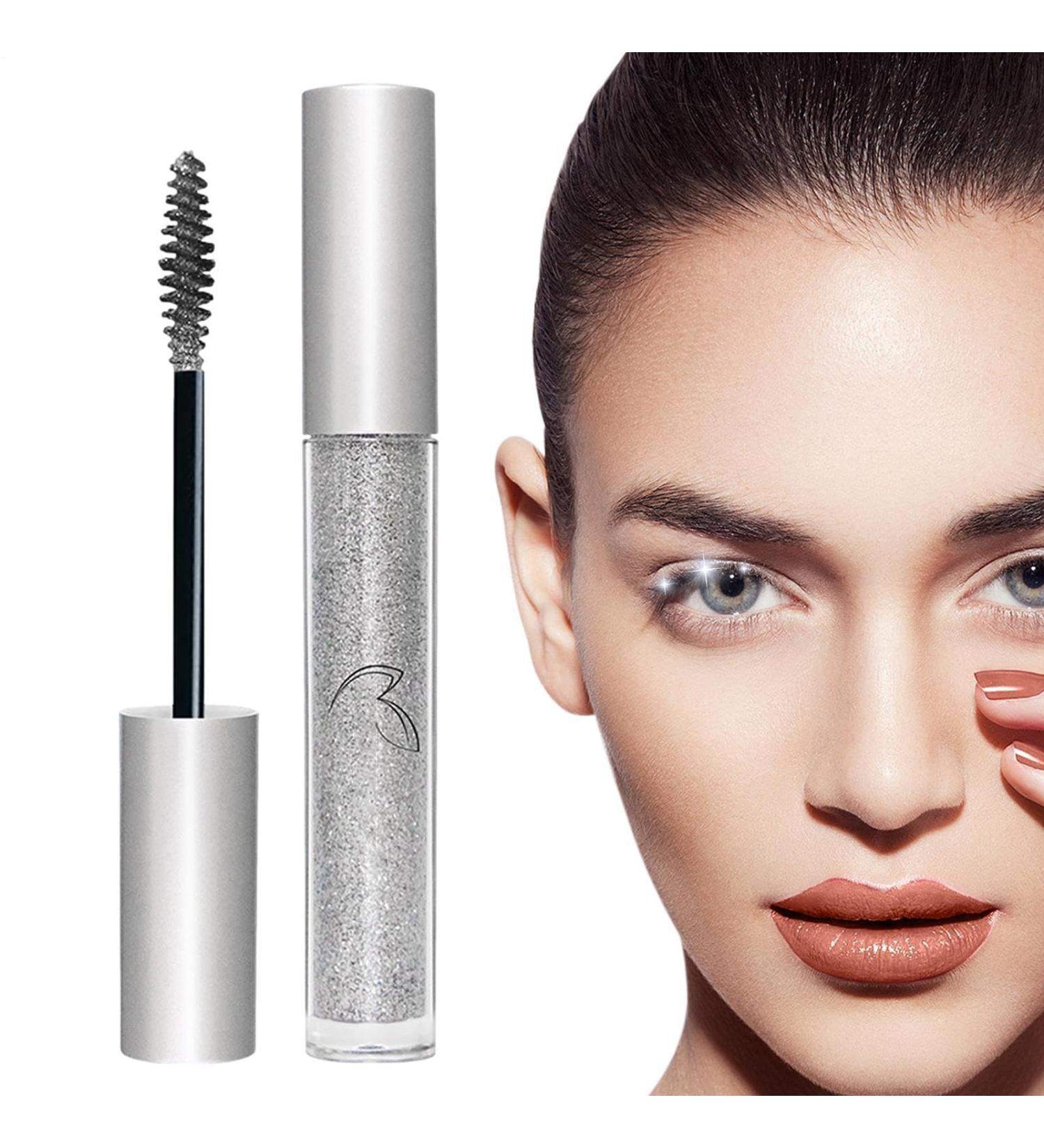  Generisch Liquid glitter mascara - Shiny and glossy mascara - For eyes - Glitter mascara - Long-lasting - Smudge-proof - Charming sparkling eye makeup - 5g - Buy Online on GoSupps.com