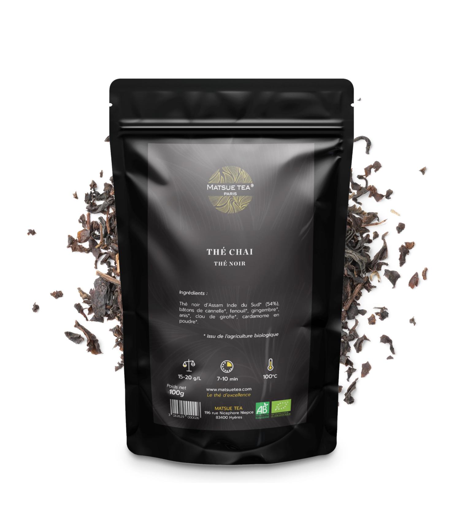 Matsue Tea - Th Cha - Th Noir en vrac - Saveur Epic e - Qualit Premium - Feuilles de Th Ramass es la Main - 250 g Th Cha 250 g - Buy Online on GoSupps.com