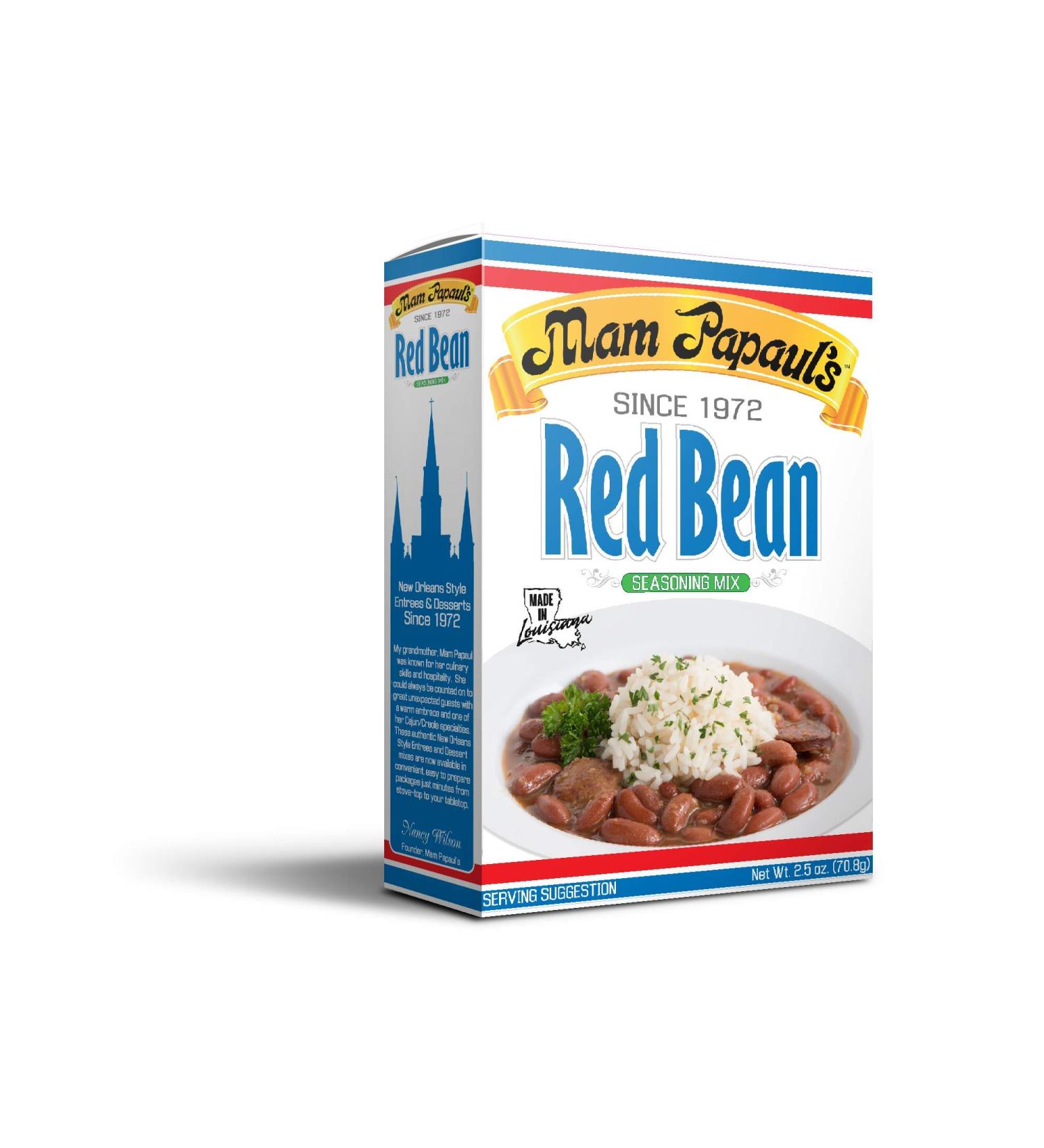 Mam Papaul's Red Bean Seasoning 2.5 oz - Authentic Creole Spice Blend - Buy Online on GoSupps.com