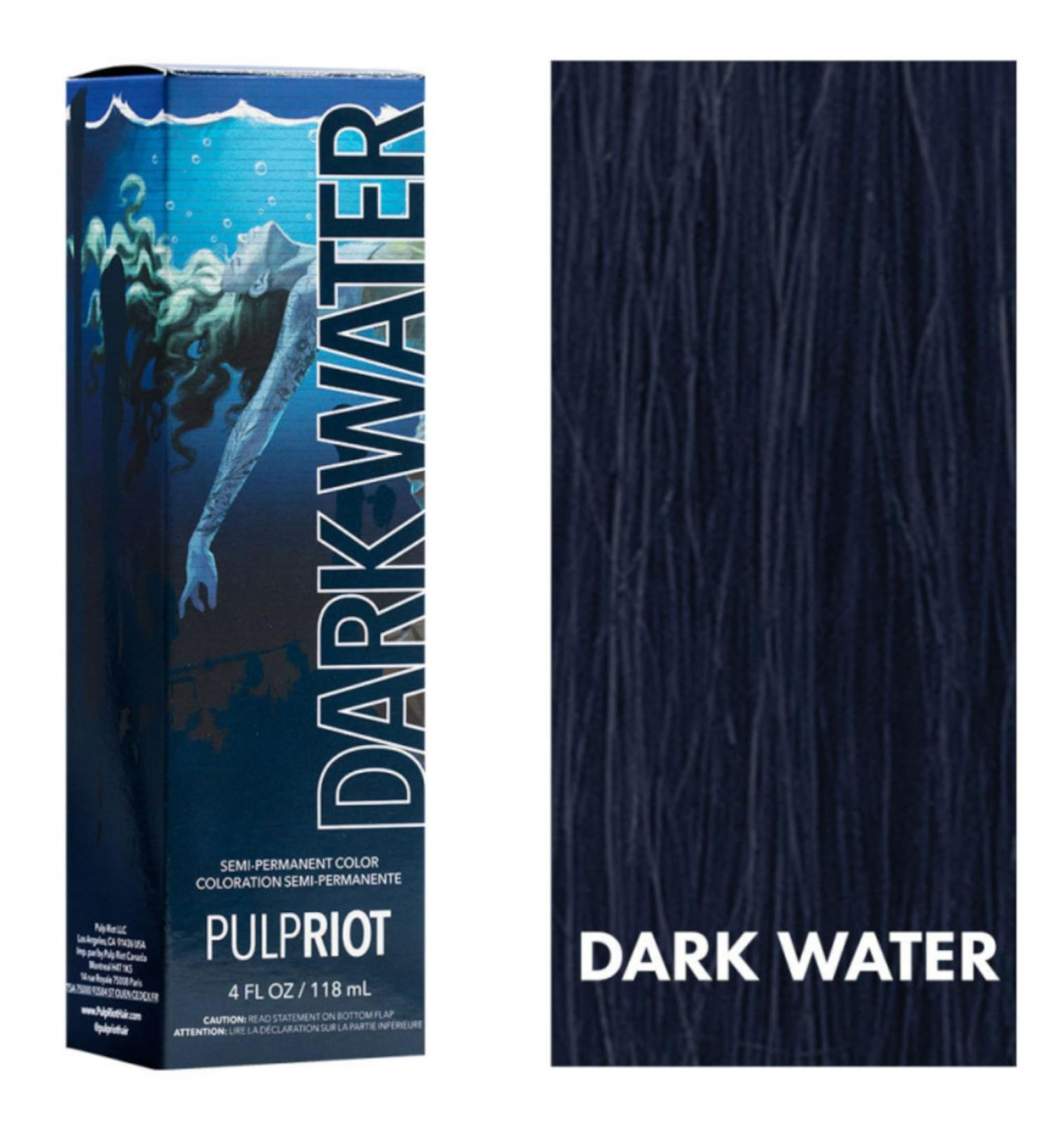 Pulp Riot Semi-Permanent Dark Water Color 4 fl oz - Vibrant Hair Dye for All Hair Types | International Shipping Available - Buy Online on GoSupps.com