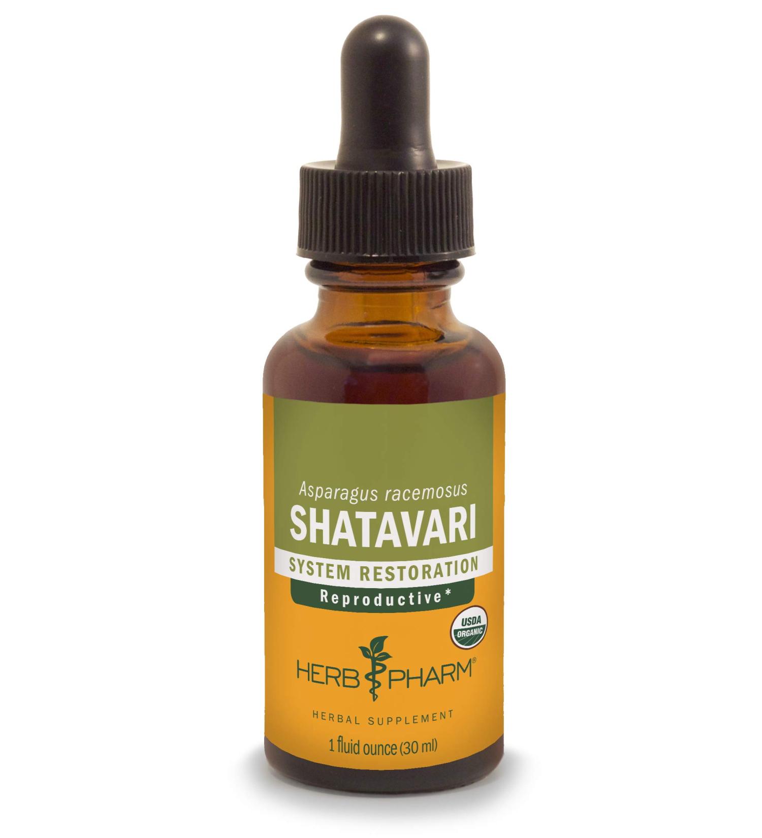 Herb Pharm Shatavari 1 fl oz - Natural Hormonal Support & Vitality Boost - Buy Online on GoSupps.com