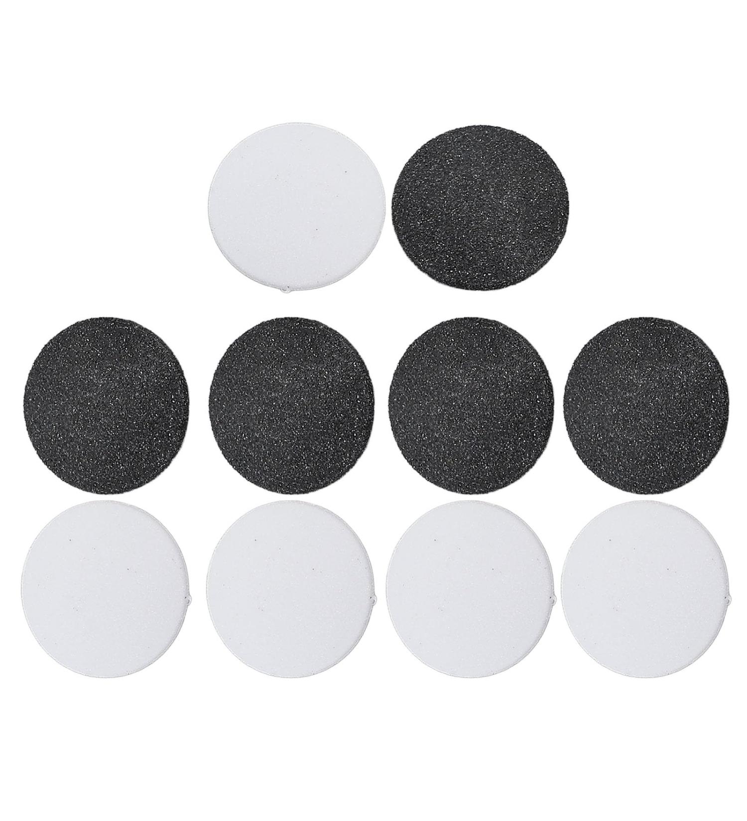 Electric Foot Grinder Replacement Heads Callus Remover Sanding Disc Exfoliating Sandpaper Disk Black White Coarse Fine Particles Durable Material - Buy Online on GoSupps.com