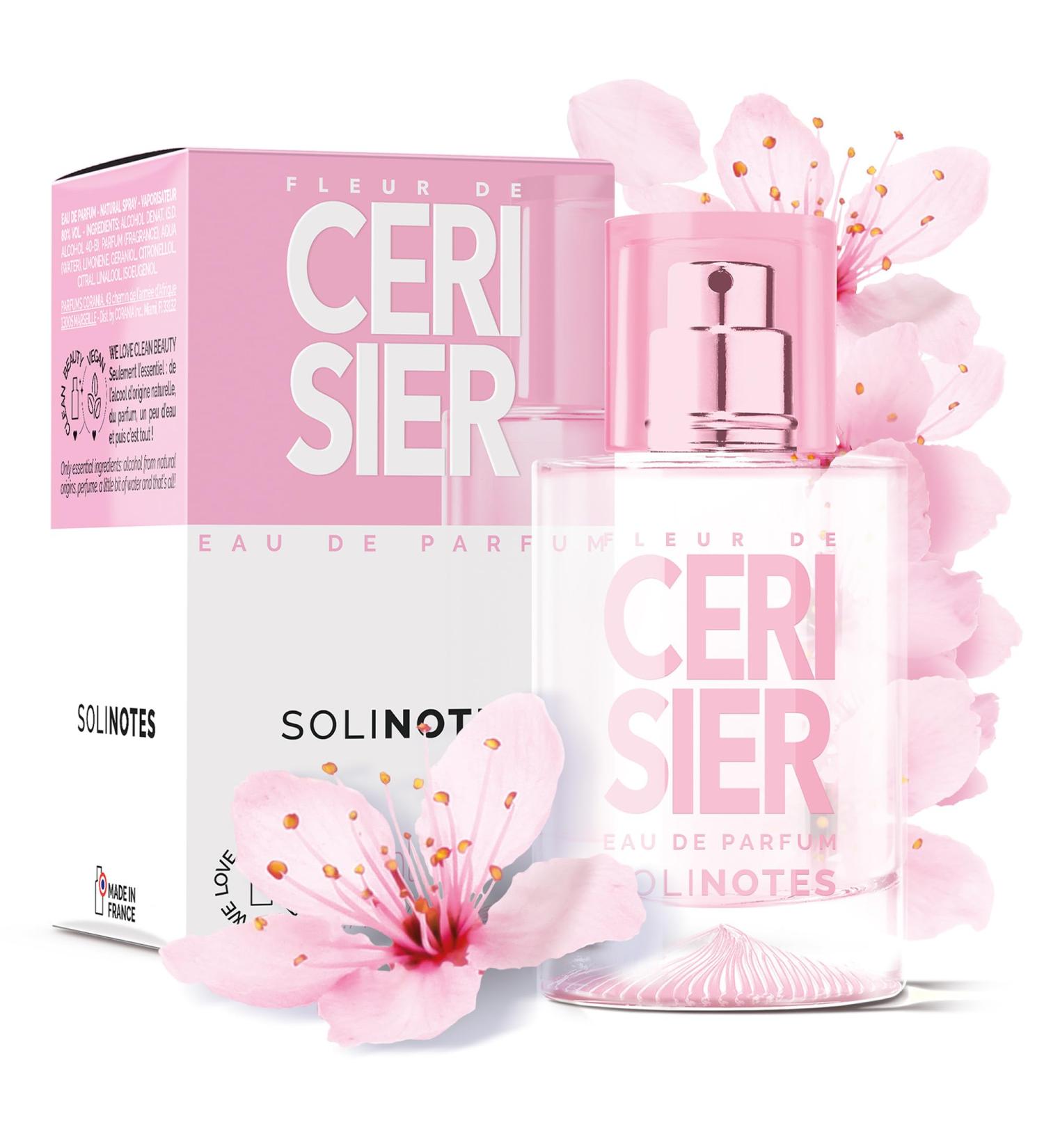 SOLINOTES Cherry Blossom Perfume for Women - Eau De Parfum | Delicate Floral and Soothing Scent - Made in France - Vegan - 1.7 fl.oz - Buy Online on GoSupps.com