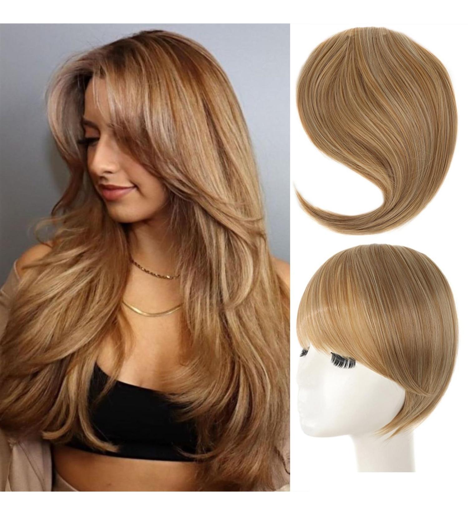Bangs Hair Clip Synthetic Wig Bangs Ladies Tassel Hair Extension Clip In Wig Heat Resistant Side Bangs Clip In Bangs Bangs Clip in Hair (Color : 27-613 Size : 10inches) 10inches 27-613 - Buy Online on GoSupps.com