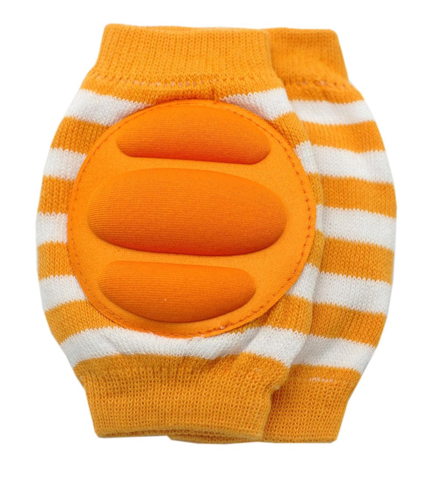 Shop New Baby Crawling Knee Pads & Toddler Elbow Pads - Orange | International Shipping Available - Buy Online on GoSupps.com