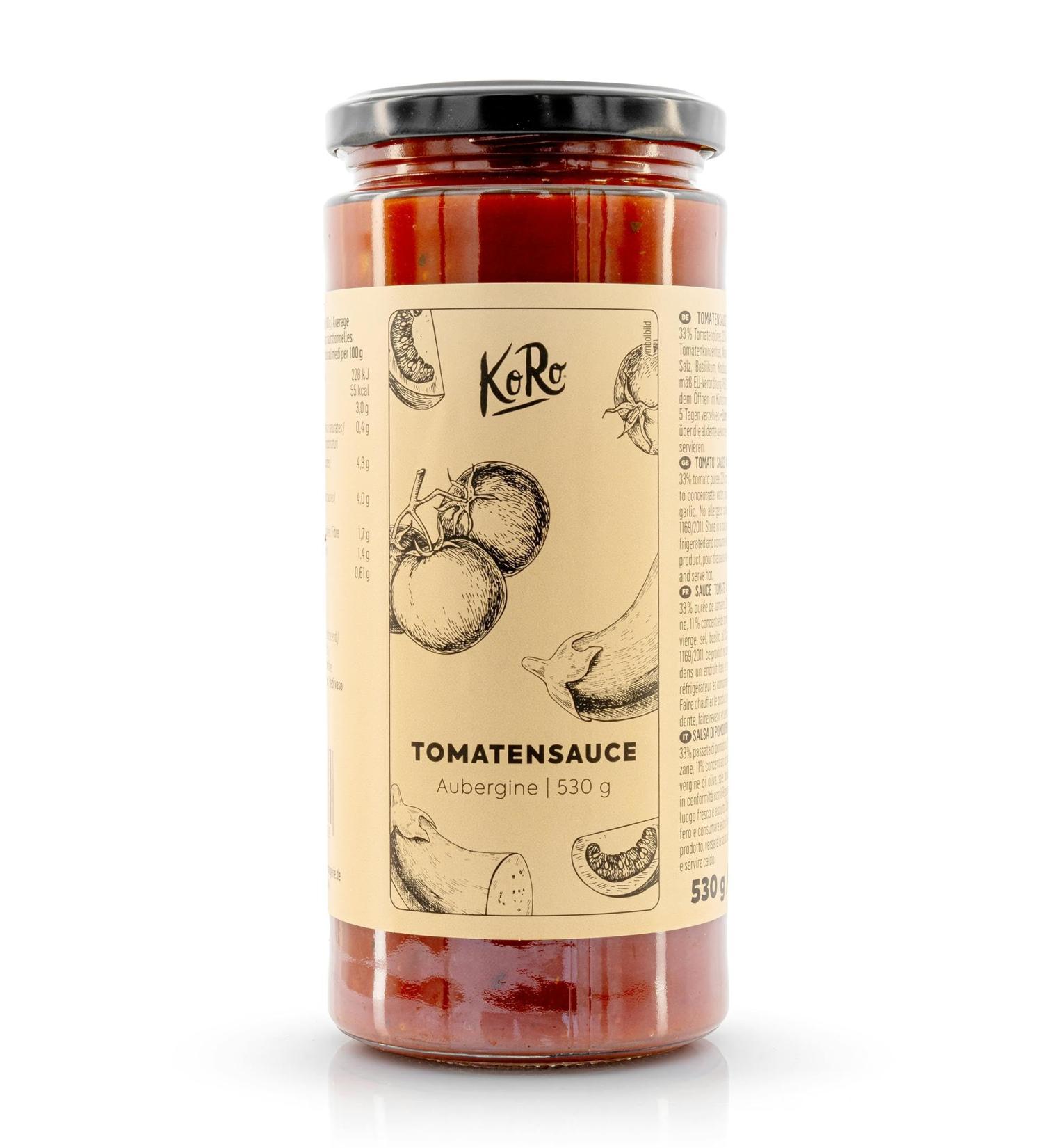  KoRo KoRo - Tomato and Eggplant Sauce 530g - Buy Online on GoSupps.com
