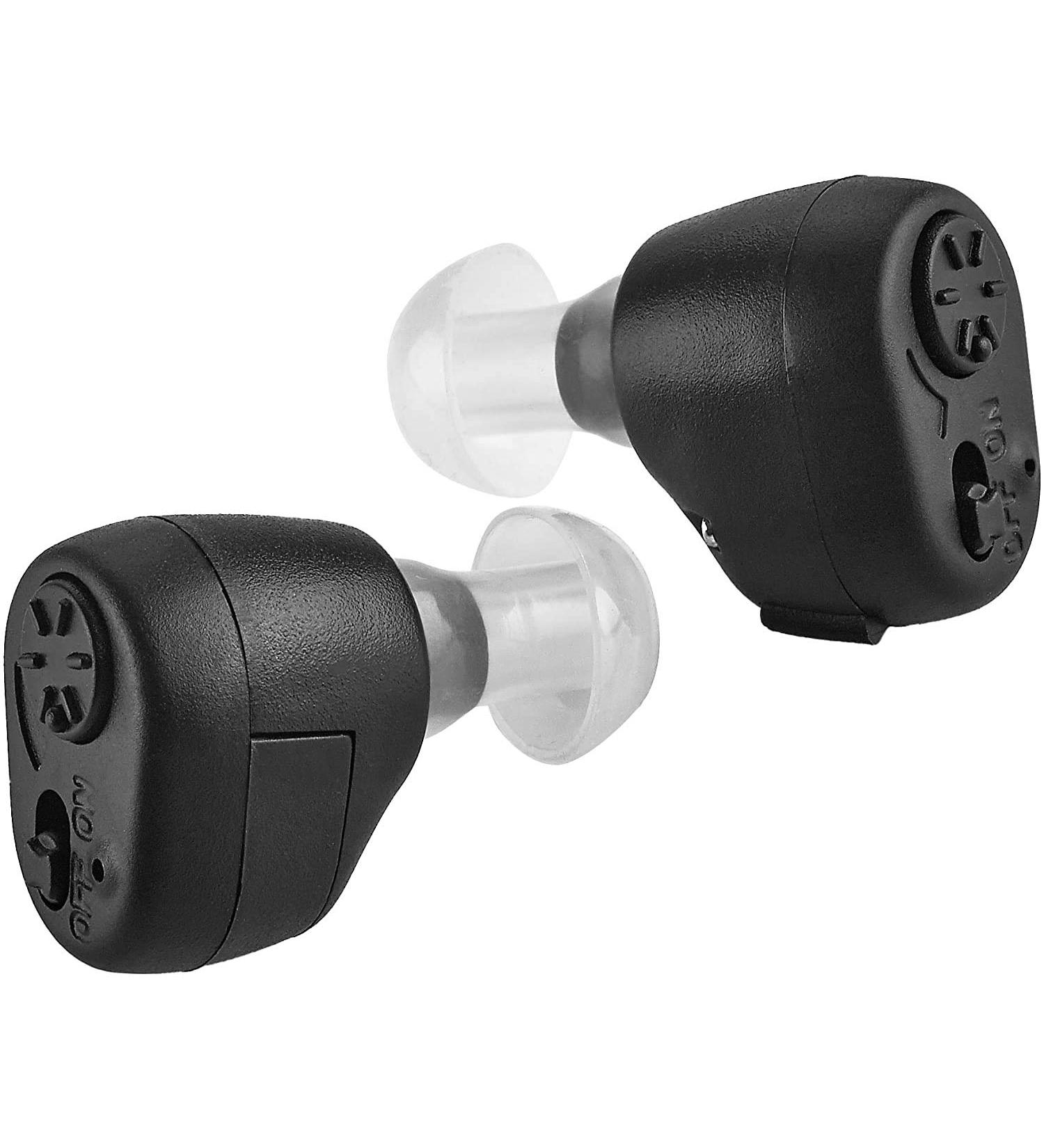 Digital Hearing Amplifier - In-The-Canal (ITC) Pair by MEDca - Doctor Designed Sound Amplification Devices for Adults (Black) - Buy Online on GoSupps.com
