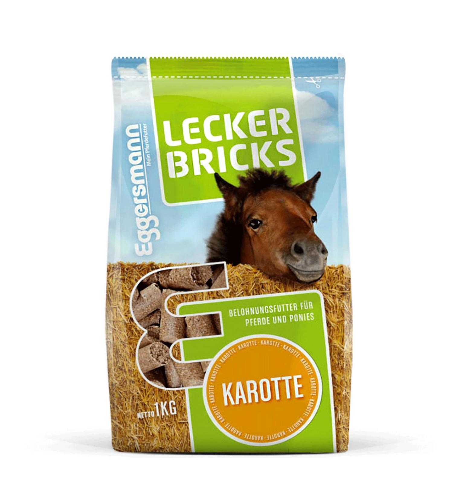 Eggersmann Lecker Bricks Raspberry - Premium Horse Treats for Horses & Ponies | 1 kg Bag - Buy Online on GoSupps.com