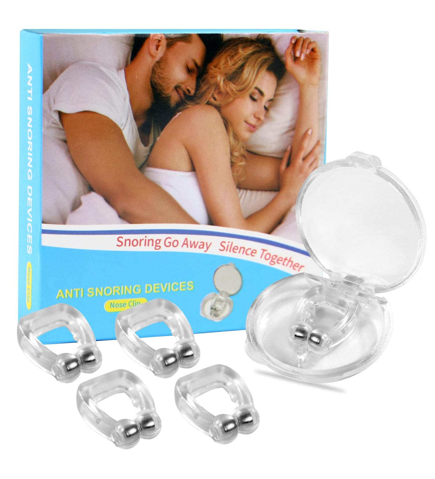 Silicone Magnetic Snore Stopper - Effective Anti Snoring Solution (4 PCS) - Buy Online on GoSupps.com
