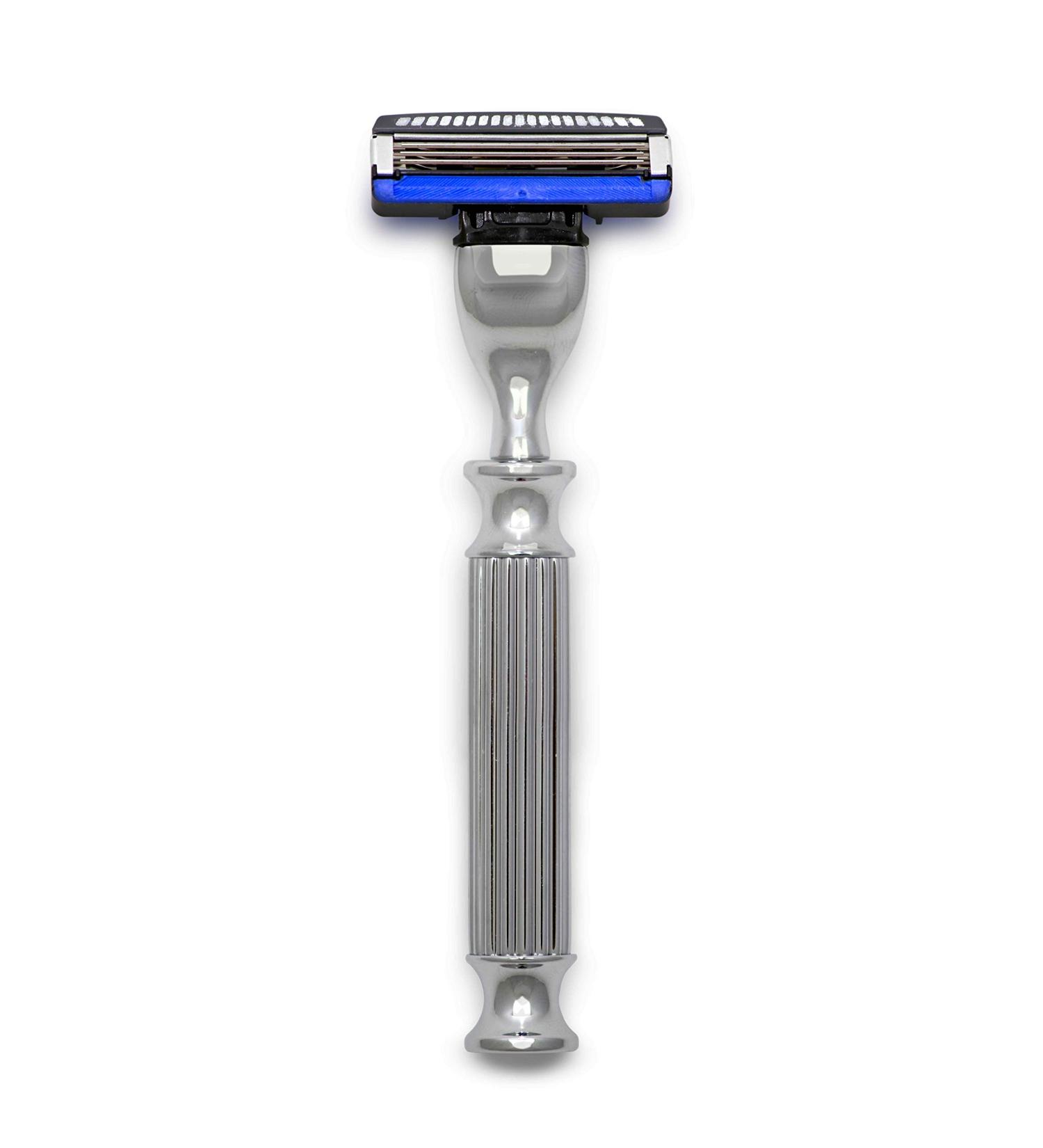 Monsieur Barbier Challenger Manual Men's Razor - Premium Traditional Resin Handle for Smooth Shaves - Buy Online on GoSupps.com
